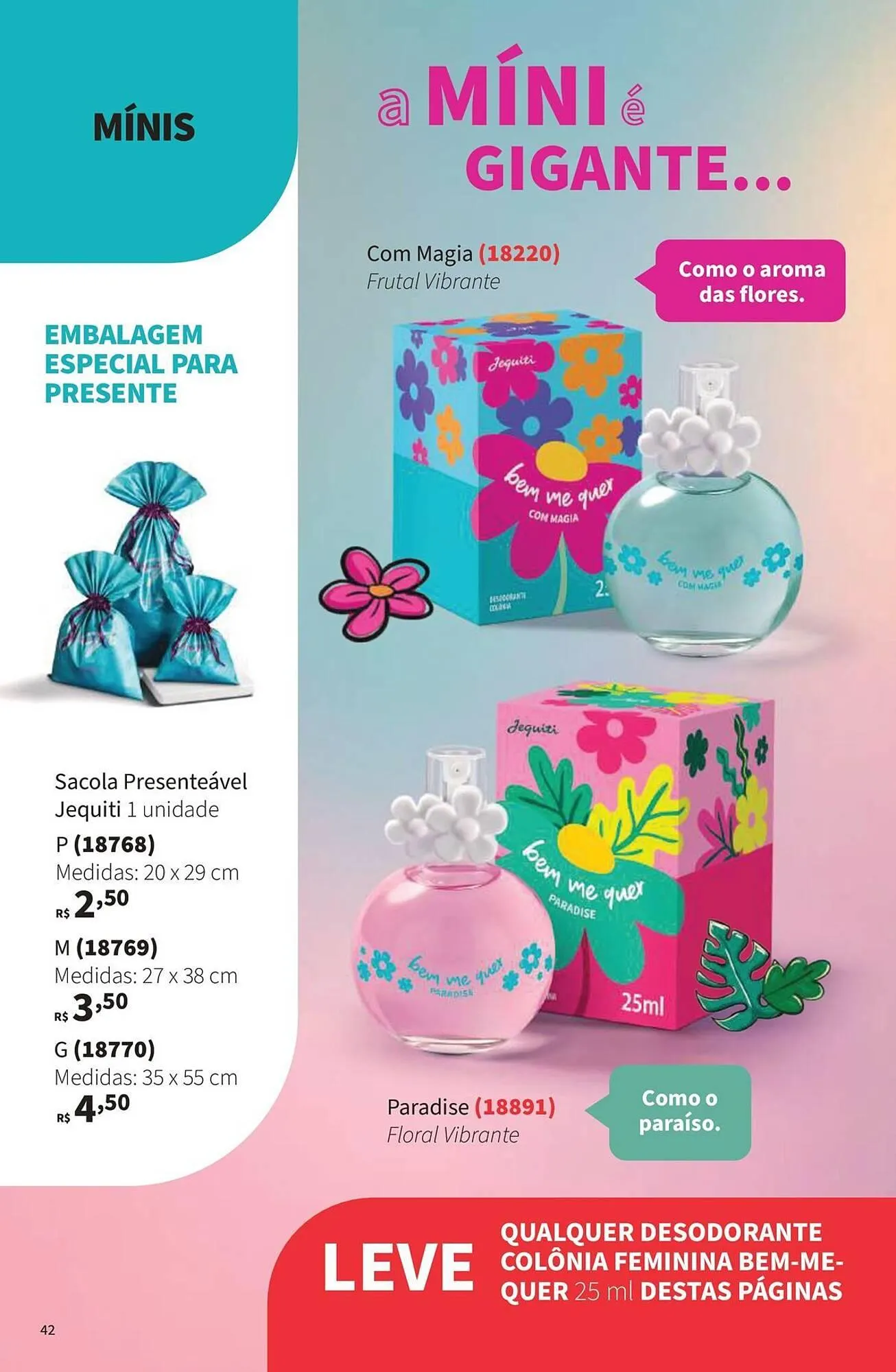 Encarte de Catálogo Jequiti 12 de maio até 31 de maio 2025 - Pagina 42