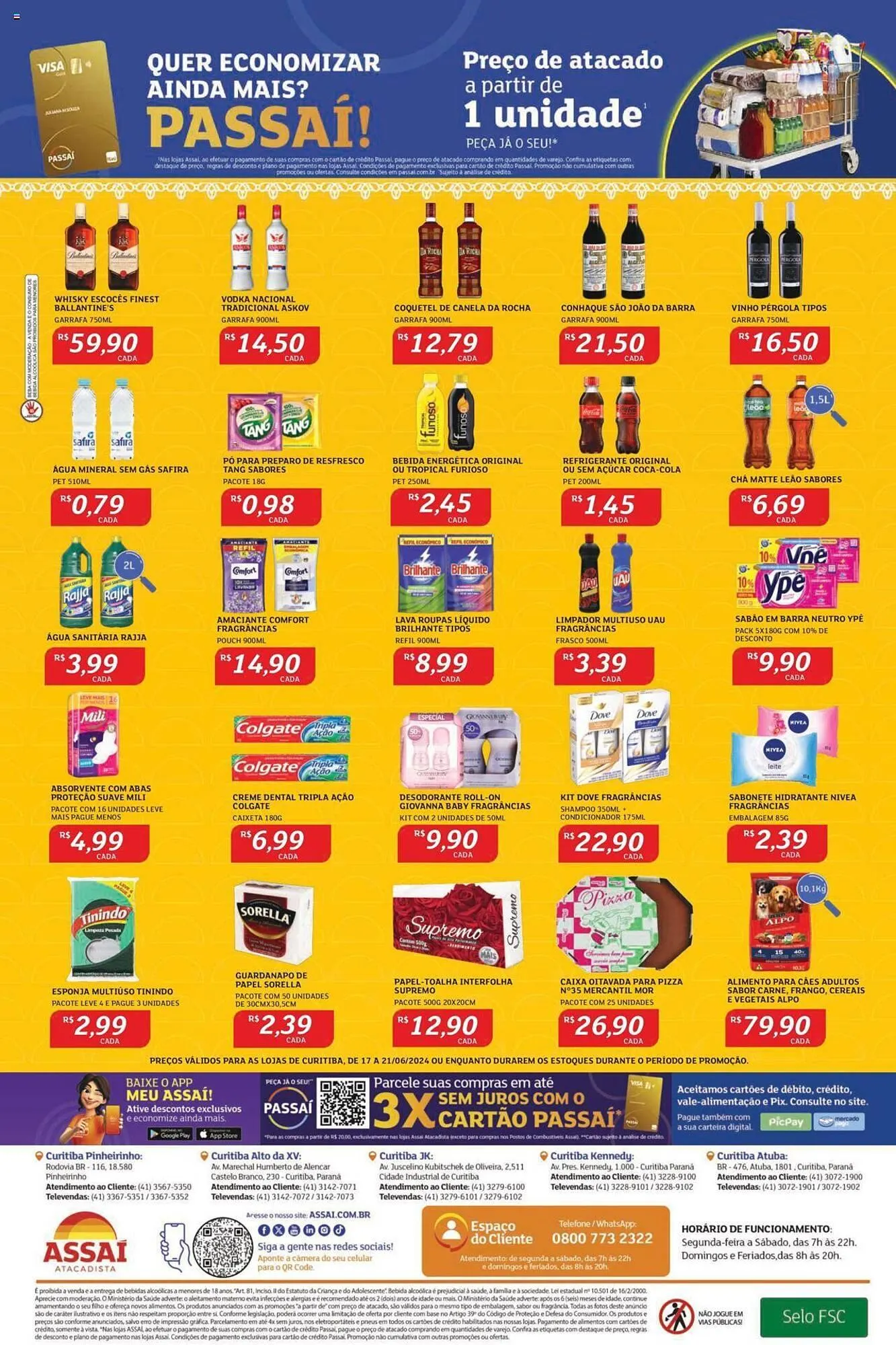 Encarte de Catálogo Assaí Atacadista 17 de junho até 21 de junho 2024 - Pagina 4