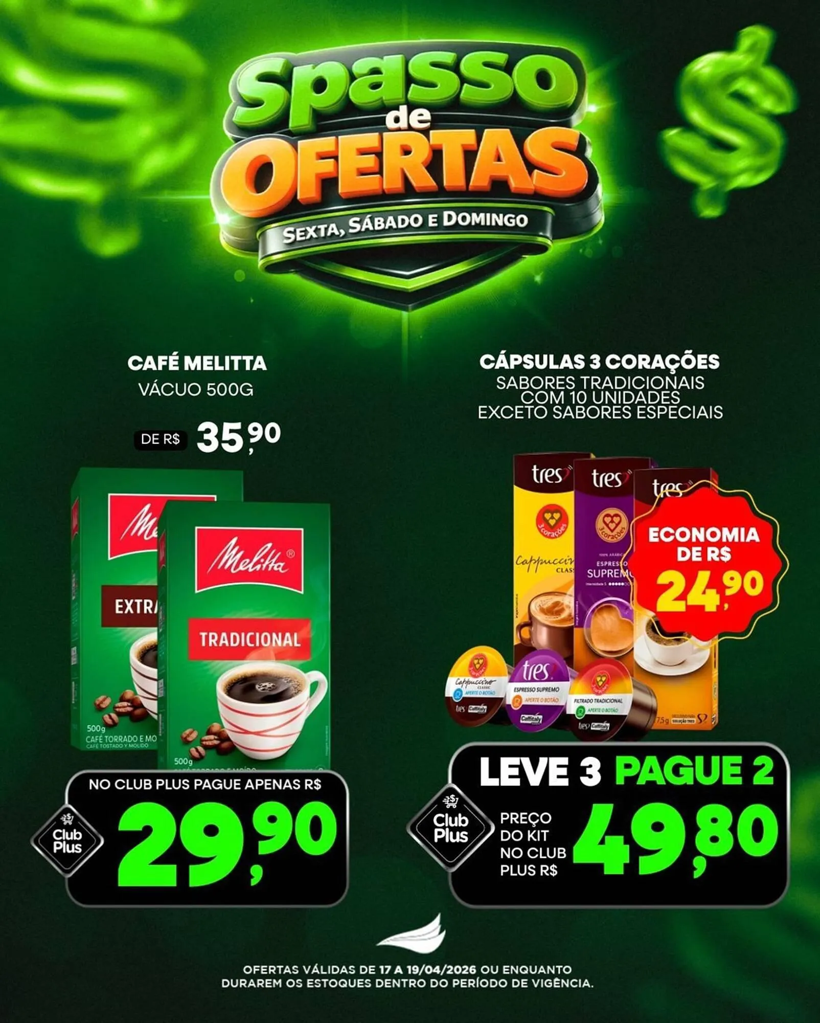 Encarte de Folheto Spasso Sabores 17 de abril até 19 de abril 2026 - Pagina 7