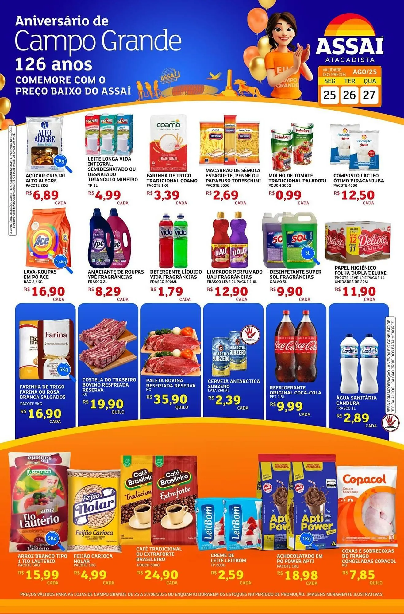 Encarte de Catálogo Assaí Atacadista 26 de agosto até 27 de agosto 2025 - Pagina 1