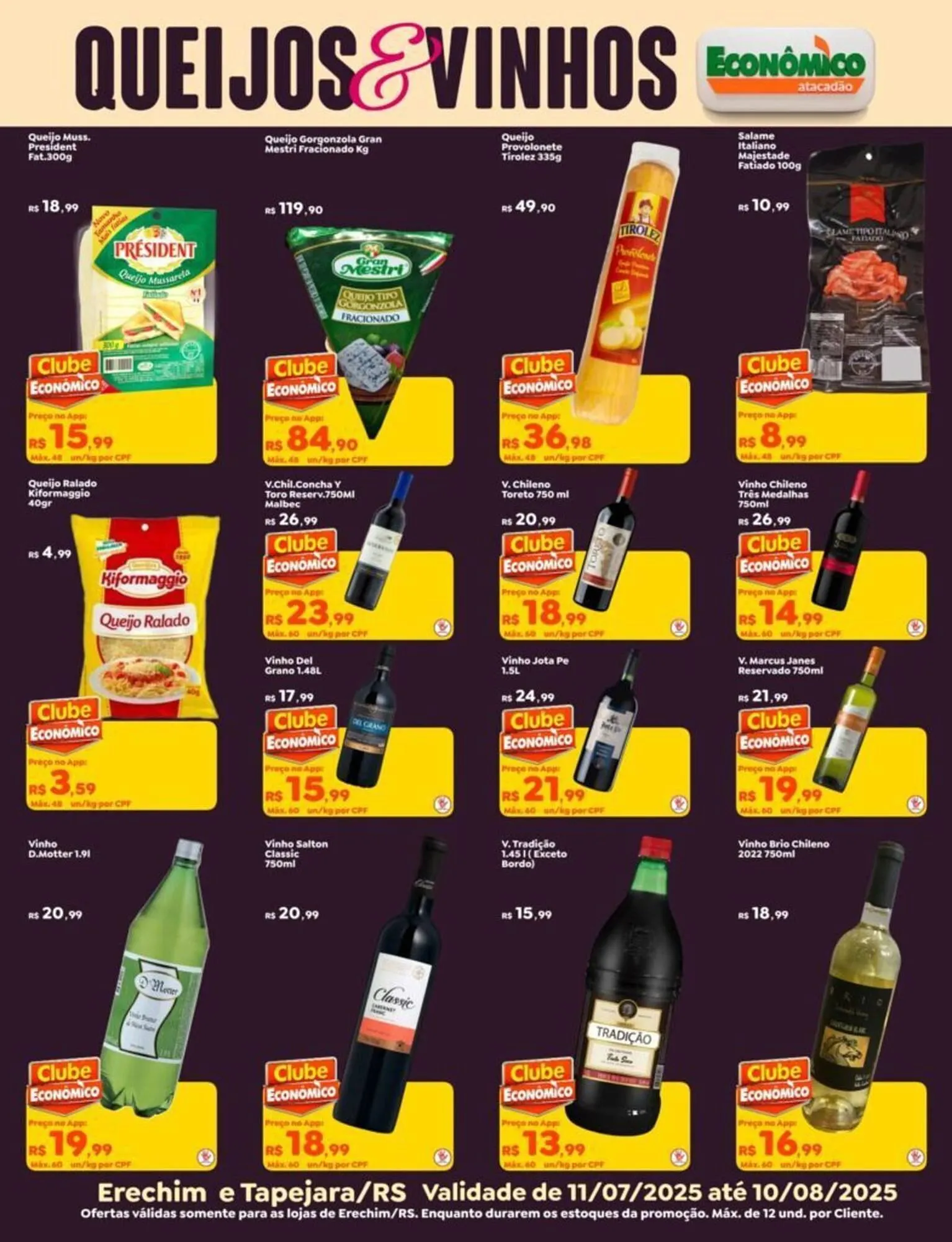 Encarte de Catálogo Econômico Atacadão 11 de julho até 10 de agosto 2025 - Pagina 2