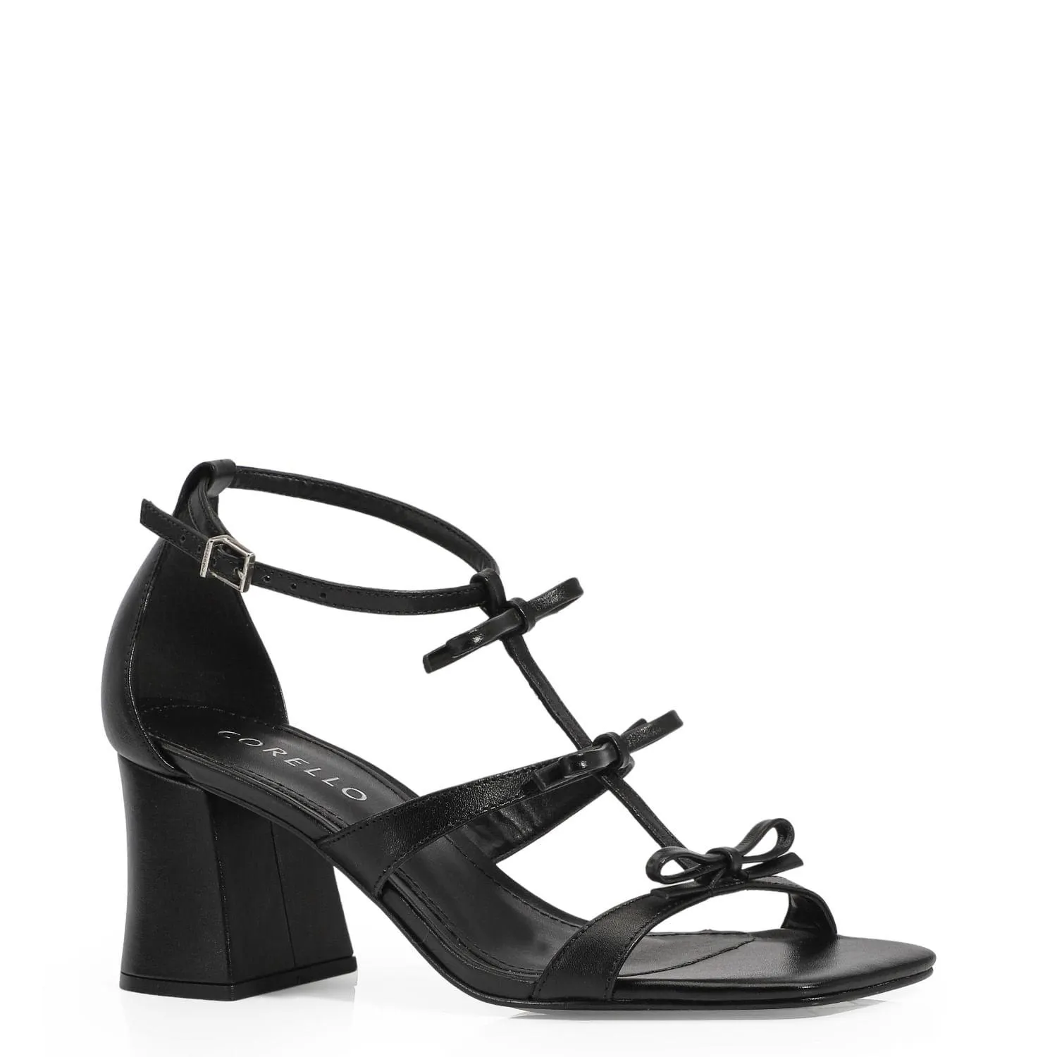 Sandália Couro Preto