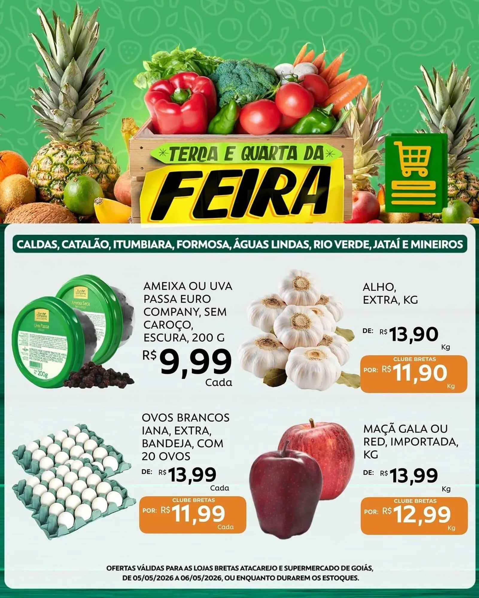 Encarte de Catálogo Supermercados Bretas 5 de maio até 6 de maio 2026 - Pagina 2