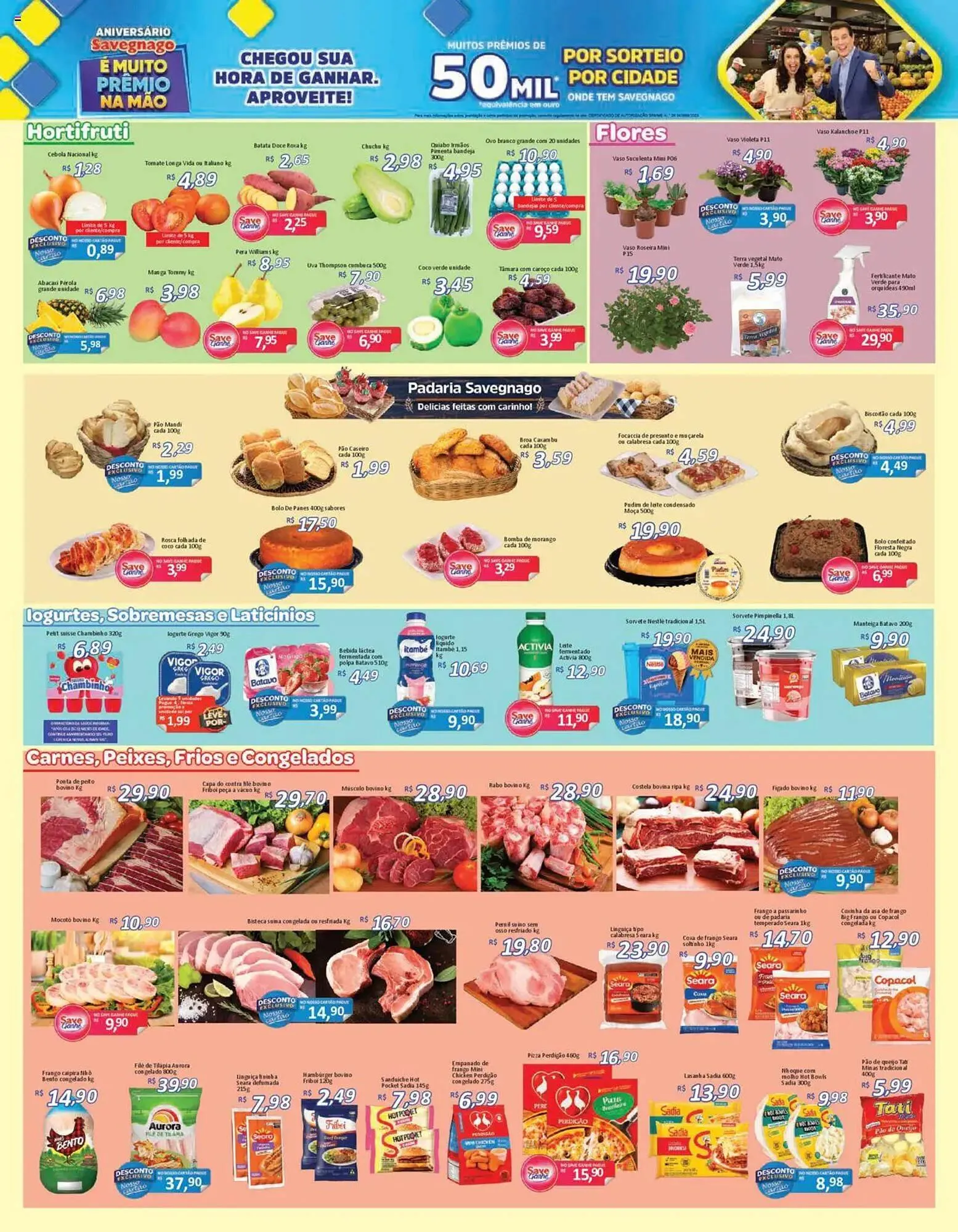 Encarte de Catálogo Supermercados Savegnago 1 de agosto até 3 de agosto 2025 - Pagina 2