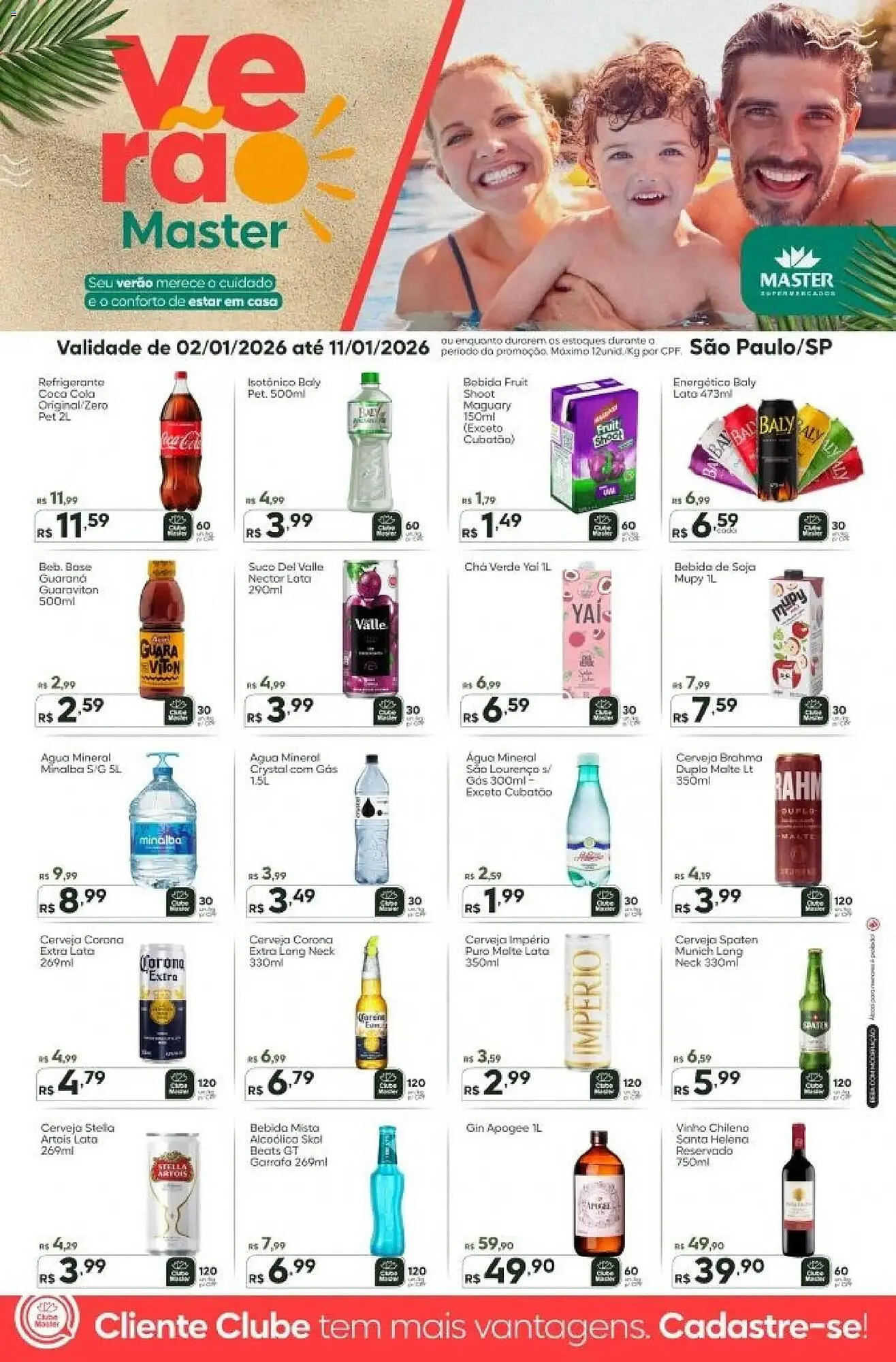 Encarte de Folheto Master Supermercados 5 de janeiro até 18 de janeiro 2026 - Pagina 3