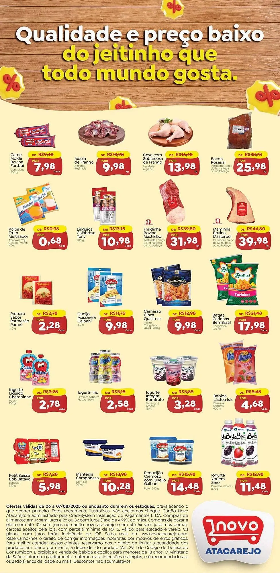 Encarte de Catálogo Novo Atacarejo 6 de agosto até 7 de agosto 2025 - Pagina 2