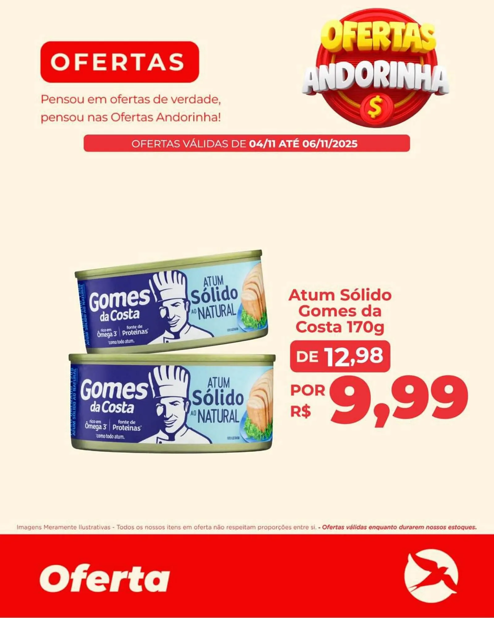 Encarte de Folheto Andorinha Hipermercado 4 de novembro até 6 de novembro 2025 - Pagina 1