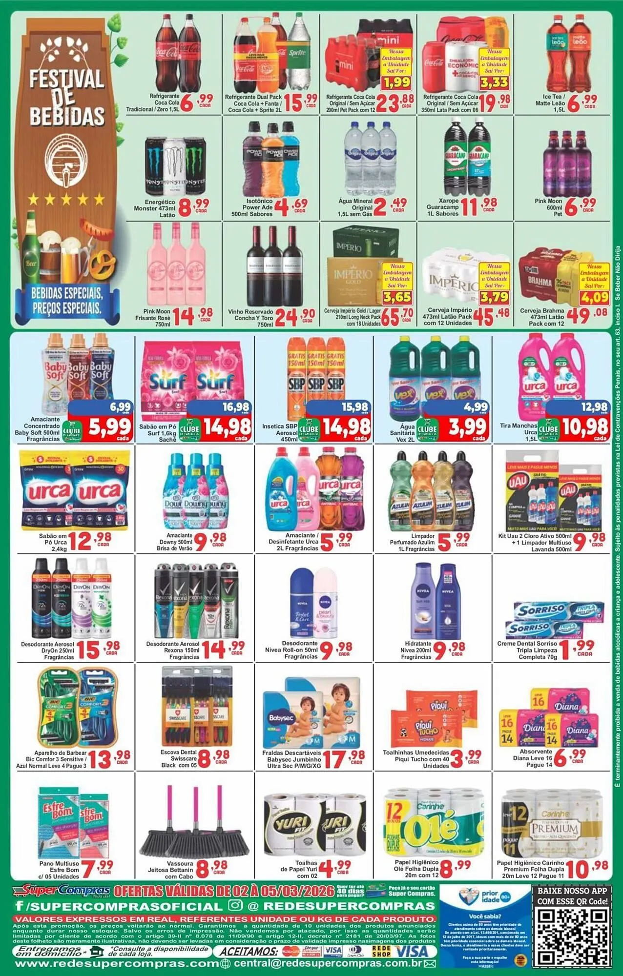 Encarte de Encarte Rede Super Compras 1 de março até 31 de março 2026 - Pagina 1