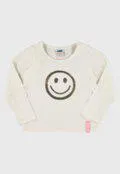 Blusa Infantil Marlan Smile Off-White
