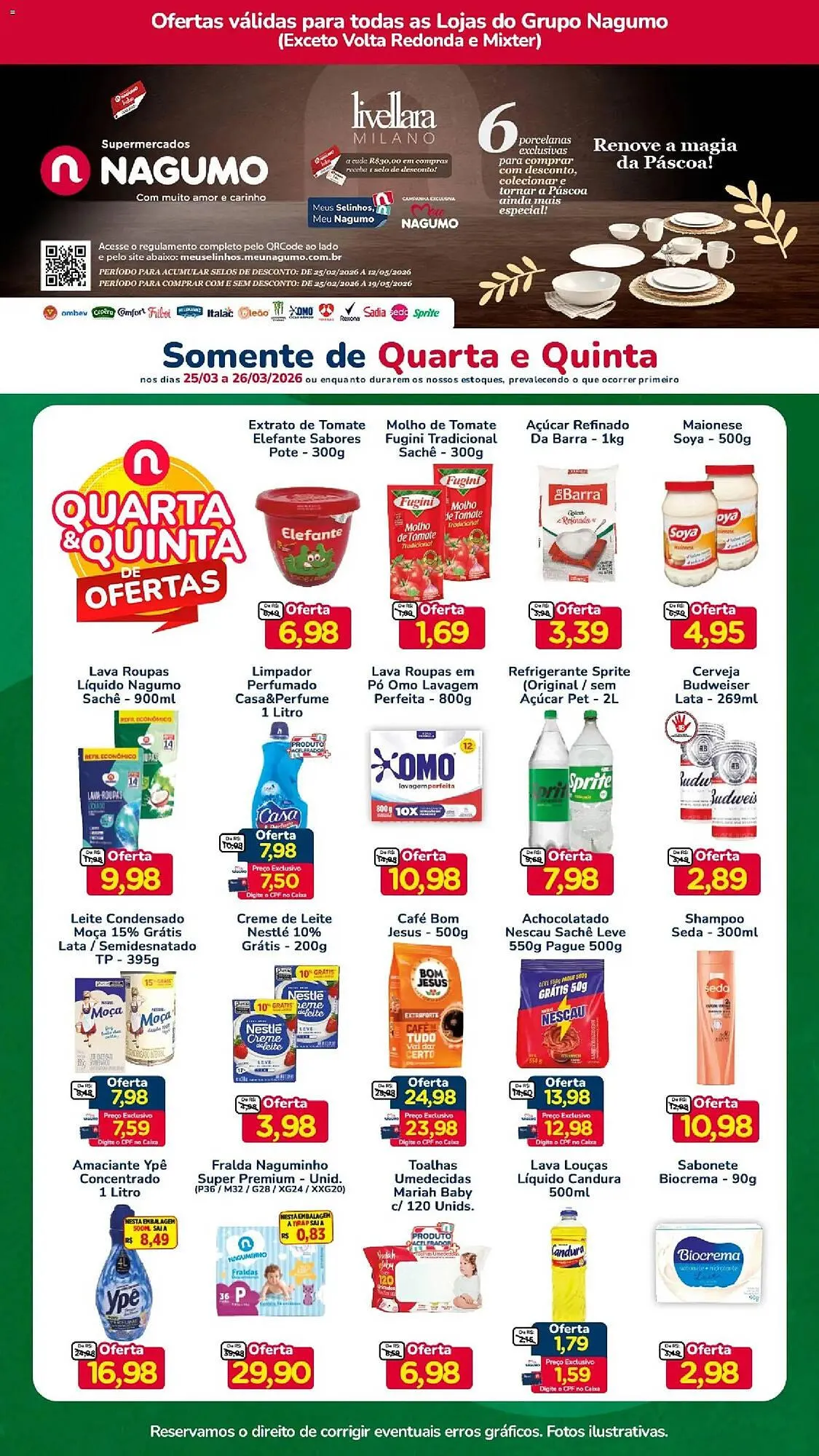 Encarte de Folheto Nagumo 25 de março até 26 de março 2026 - Pagina 1