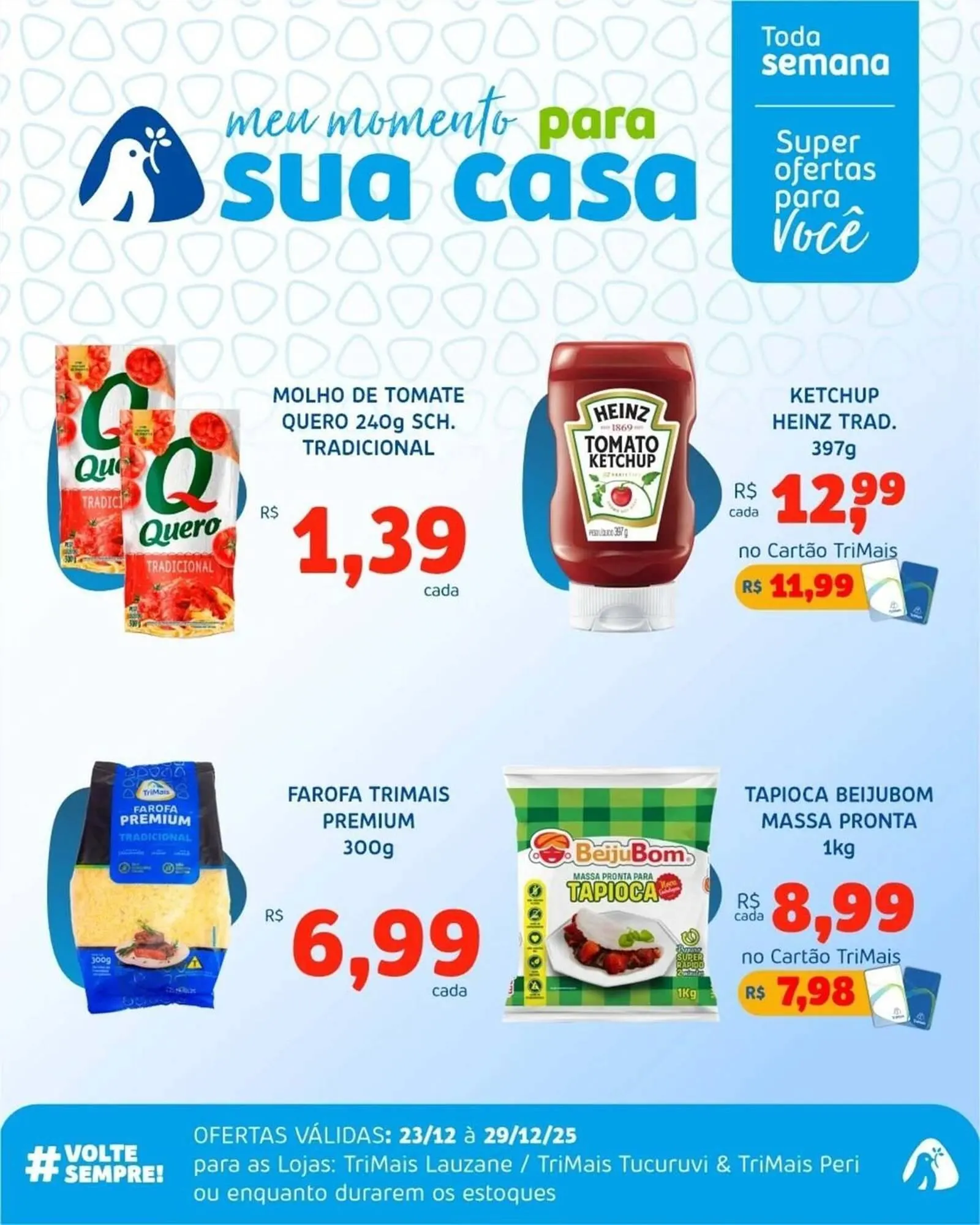 Encarte de Catálogo Trimais Supermercado 25 de dezembro até 29 de dezembro 2025 - Pagina 1