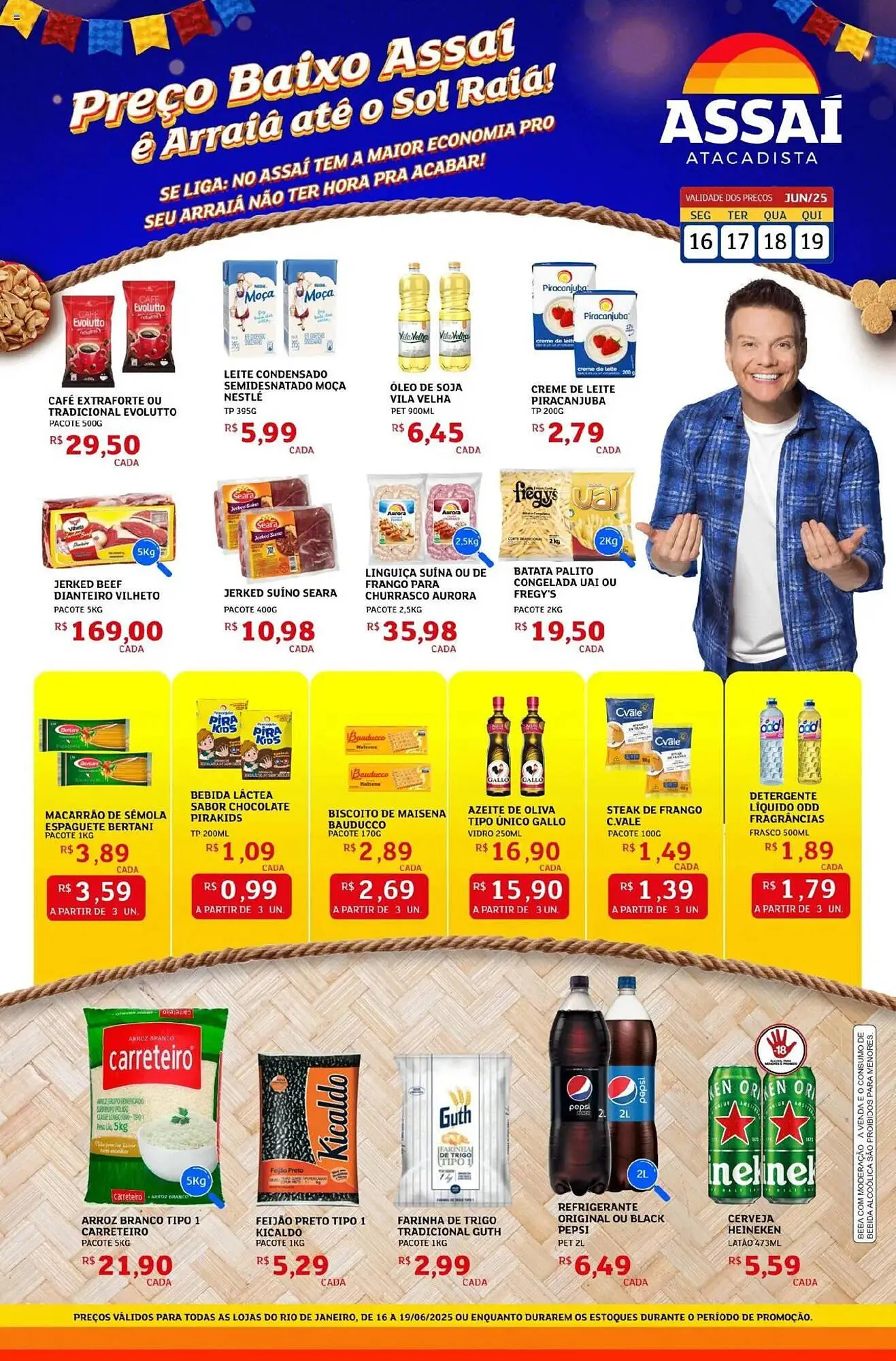 Encarte de Catálogo Assaí Atacadista 16 de junho até 19 de junho 2025 - Pagina 1