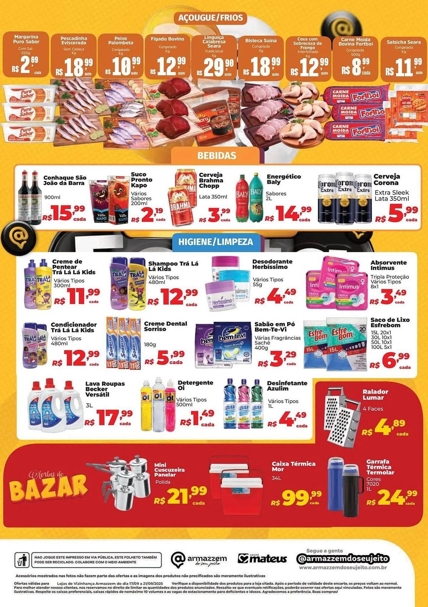 Encarte de Catálogo Supermercados Mateus 17 de setembro até 21 de setembro 2025 - Pagina 2