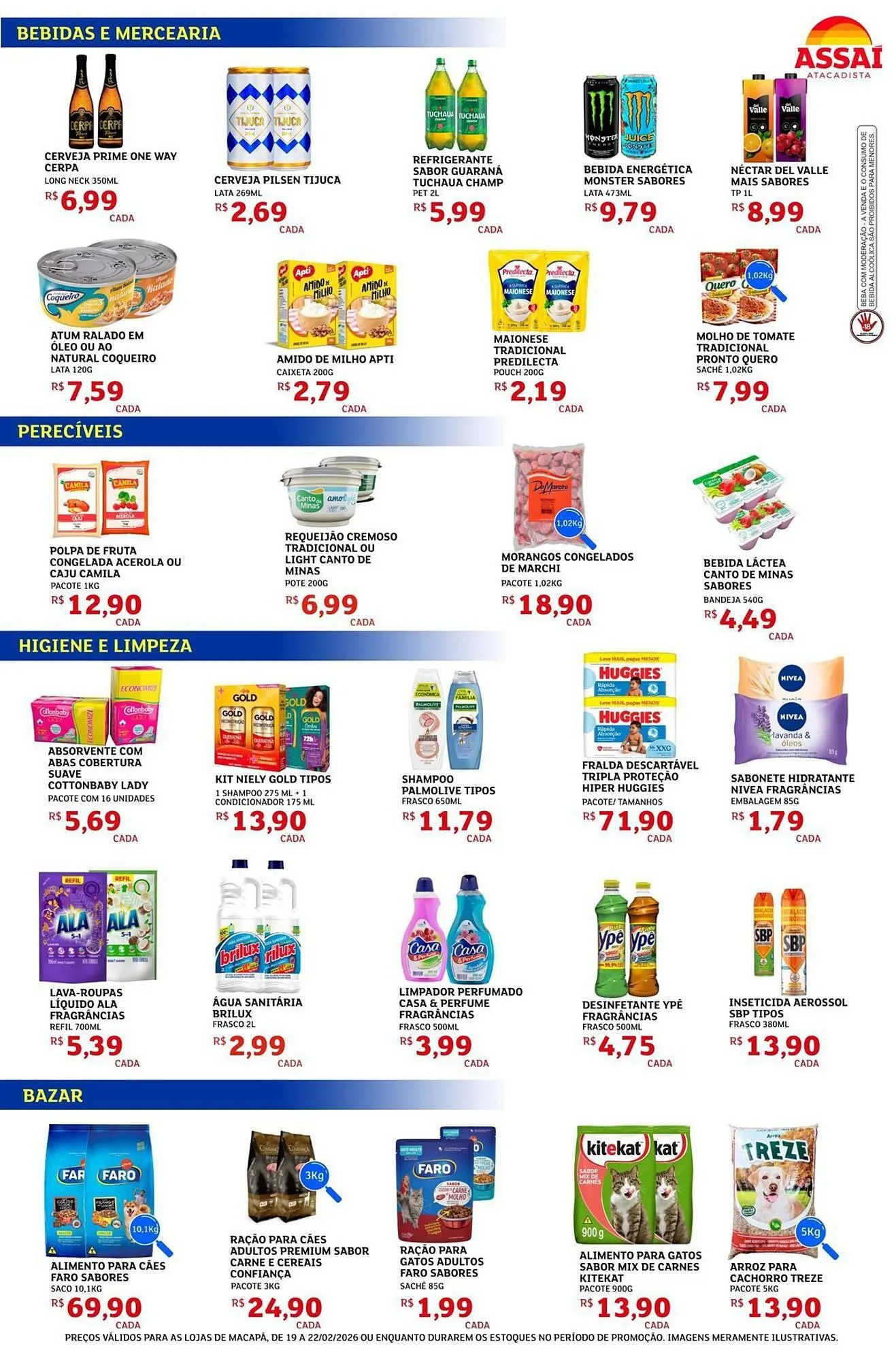 Encarte de Encarte Assaí Atacadista 19 de fevereiro até 22 de fevereiro 2026 - Pagina 2
