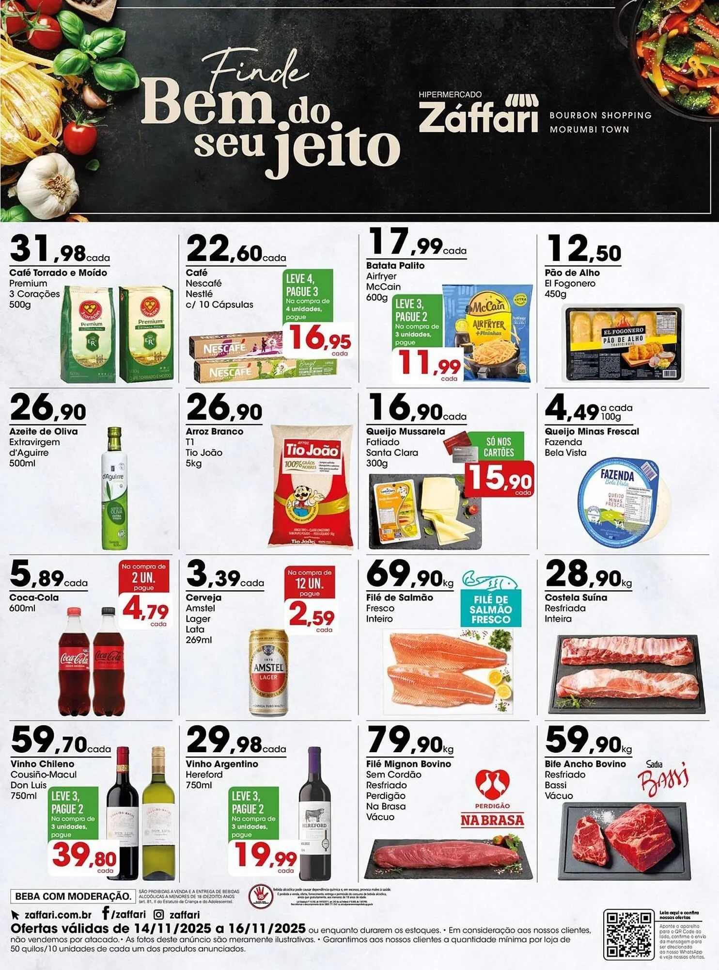 Encarte de Encarte Zaffari 14 de novembro até 16 de novembro 2025 - Pagina 1