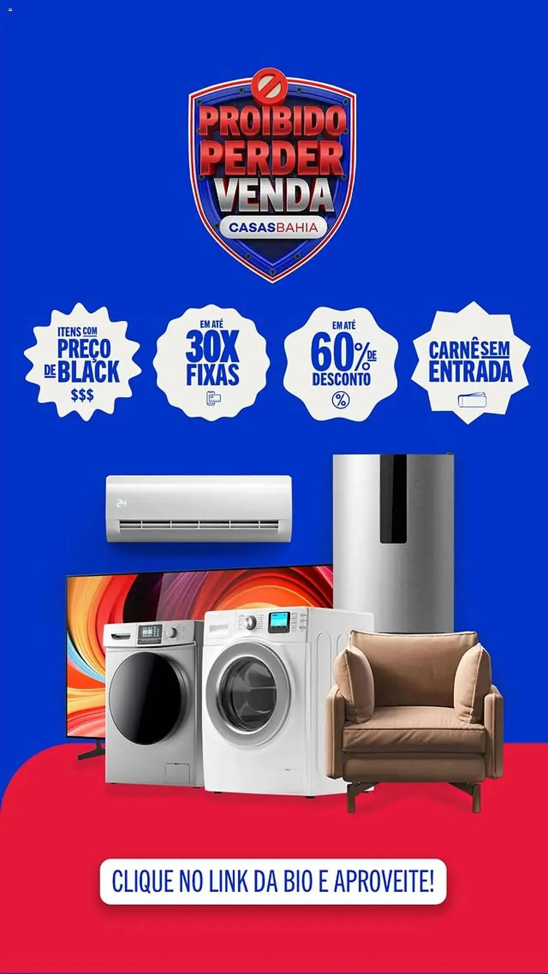 Encarte de Catálogo Casas Bahia 13 de junho até 20 de junho 2025 - Pagina 1