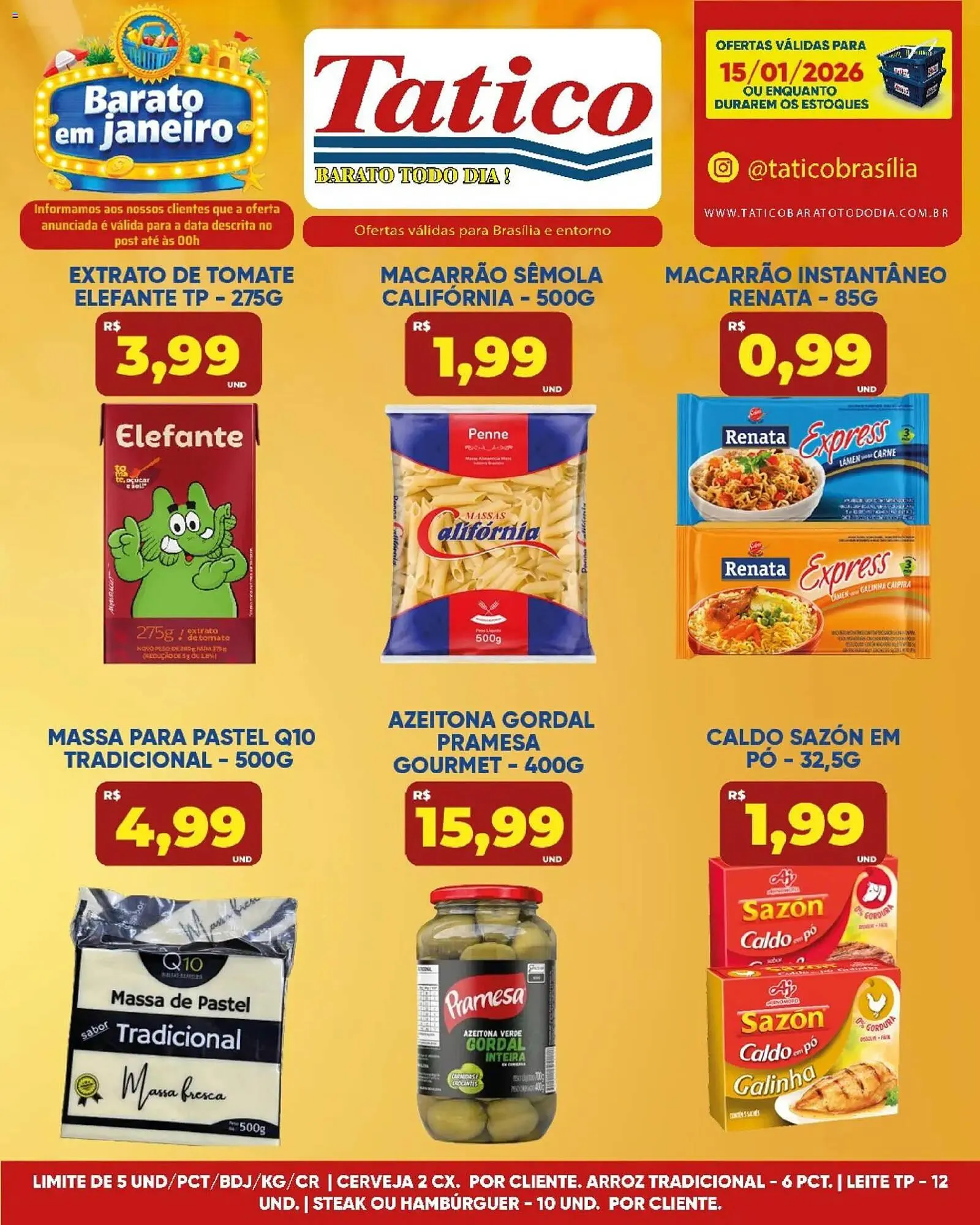 Encarte de Tabloide Tatico 15 de janeiro até 15 de janeiro 2026 - Pagina 3