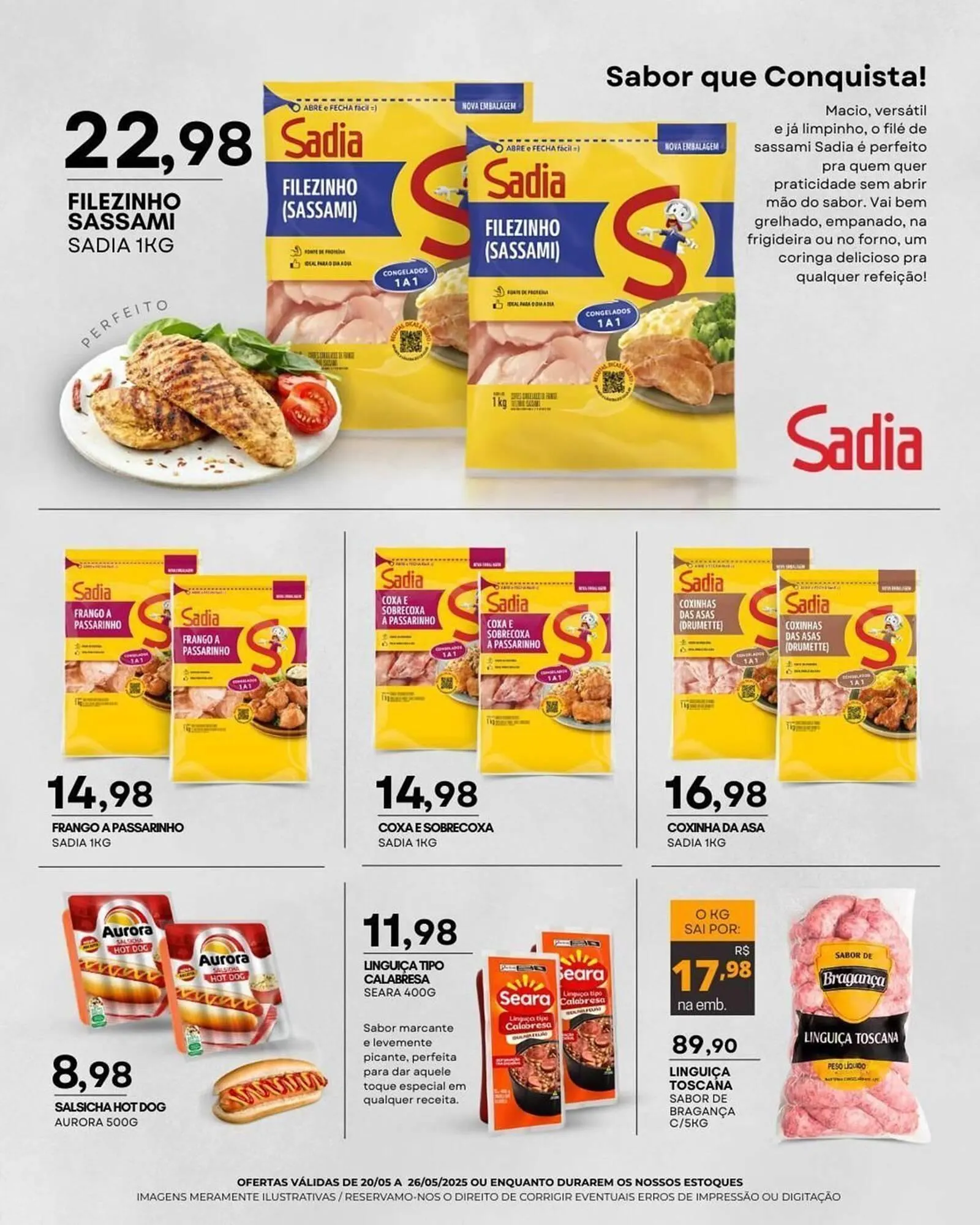 Encarte de Catálogo Mercadão Atacadista 22 de maio até 26 de maio 2025 - Pagina 1