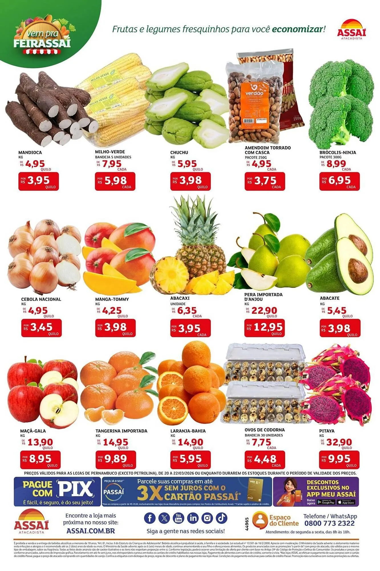 Encarte de Encarte Assaí Atacadista 20 de março até 22 de março 2026 - Pagina 3