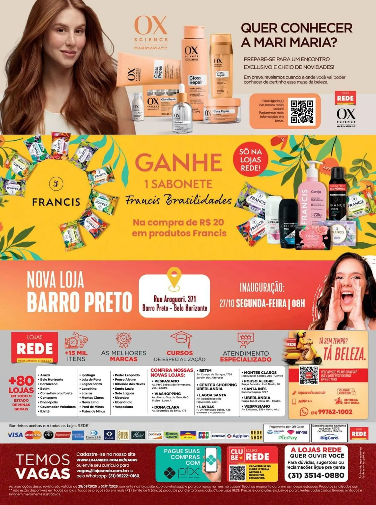 Encarte de Folheto Lojas Rede 30 de setembro até 2 de novembro 2025 - Pagina 48