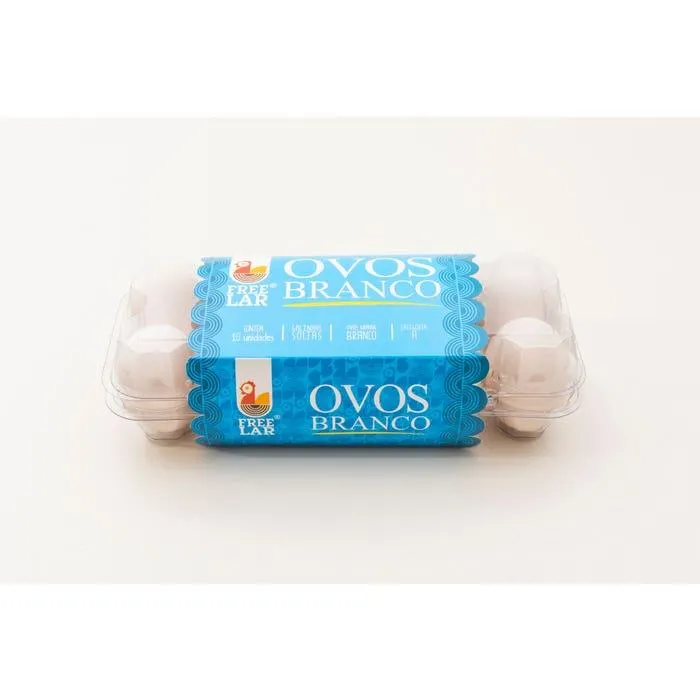 Ovos Brancos Caipiras Free Lar Com 10 Unidades