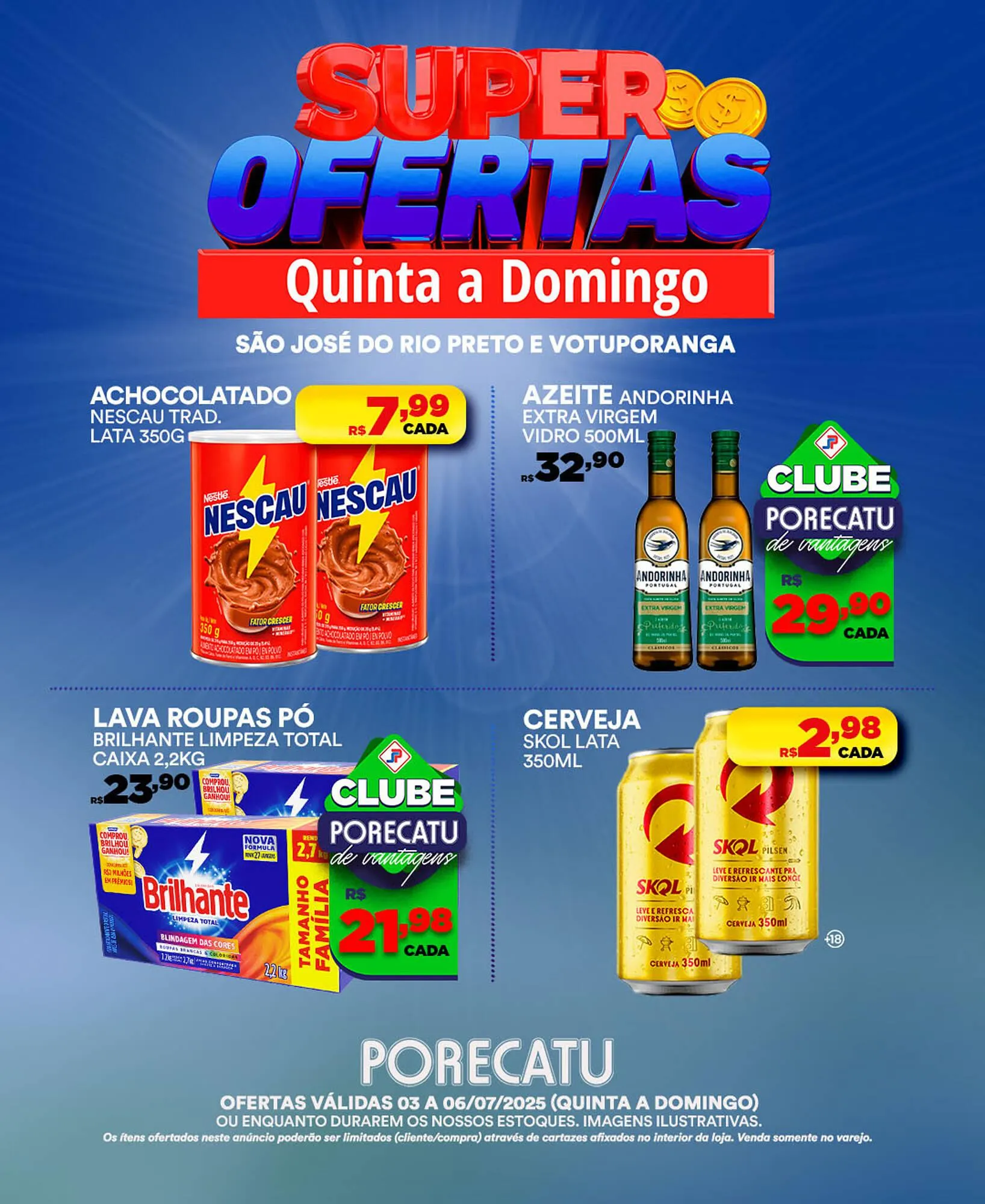 Encarte de Catálogo Supermercado Porecatu 3 de julho até 3 de julho 2025 - Pagina 2
