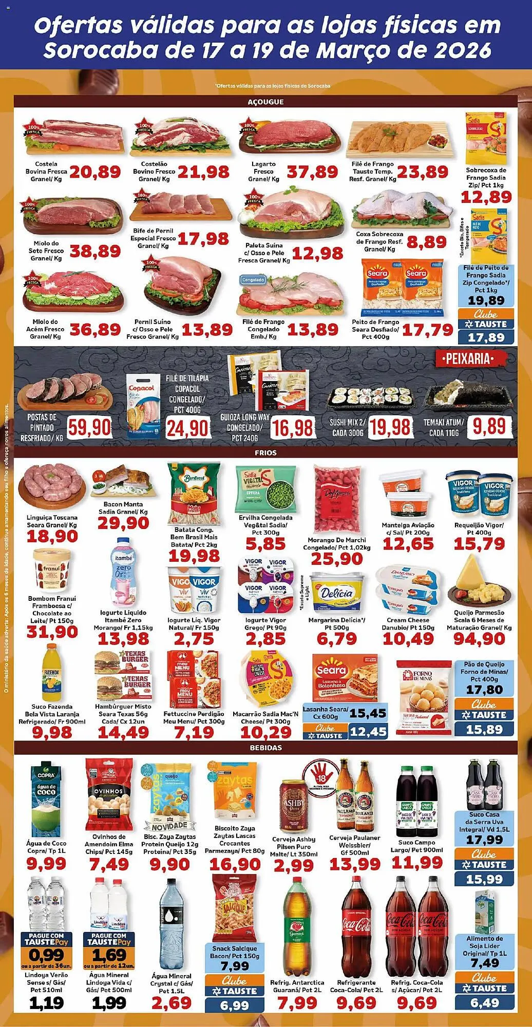 Encarte de Catálogo Supermercados Tauste 17 de março até 20 de março 2026 - Pagina 4