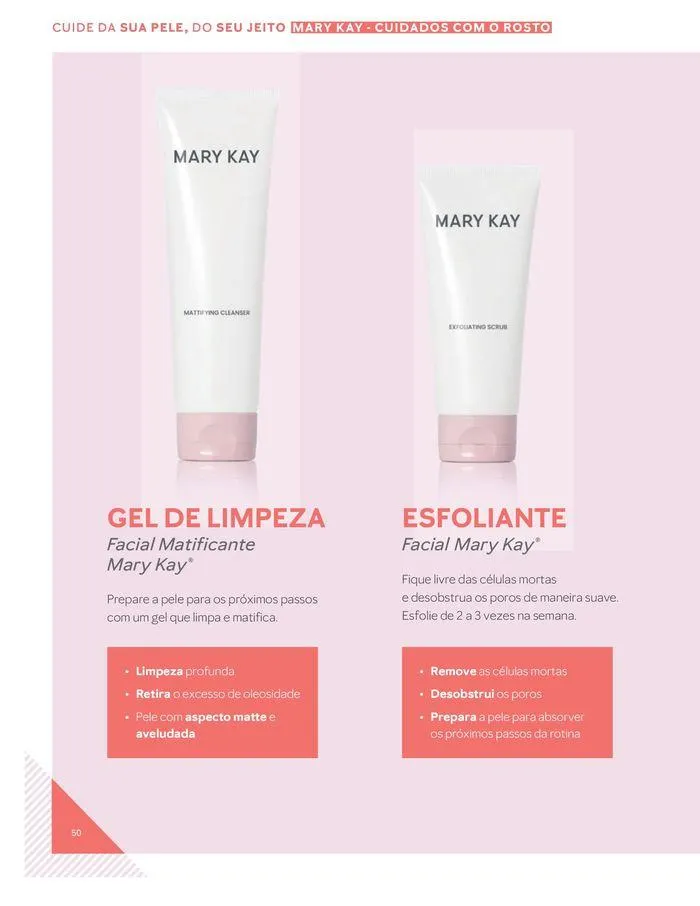 Encarte de Cartilha Cuidados Faciais 2 de setembro até 30 de setembro 2024 - Pagina 50