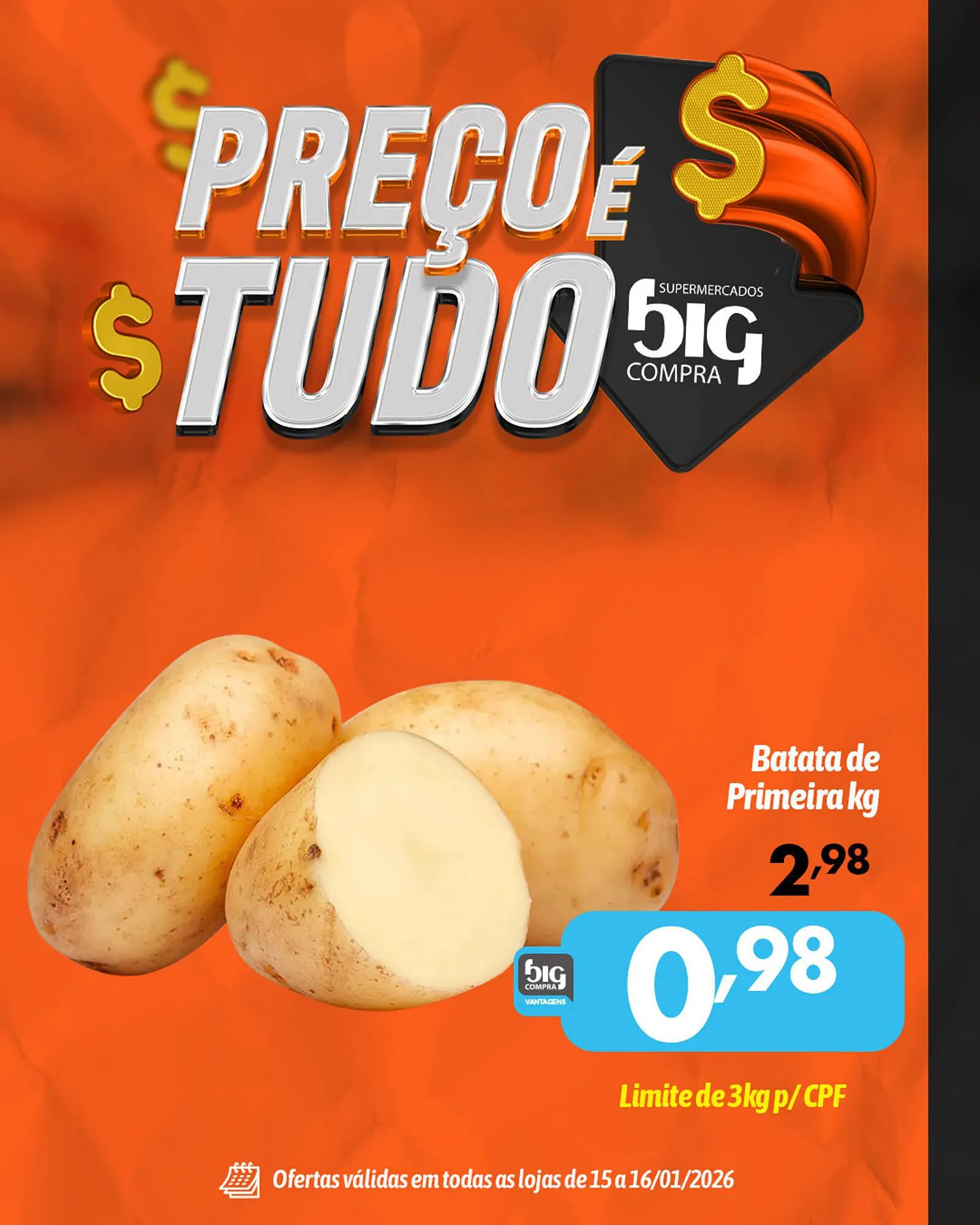 Encarte de Catálogo Supermercados Big Compra 15 de janeiro até 16 de janeiro 2026 - Pagina 3