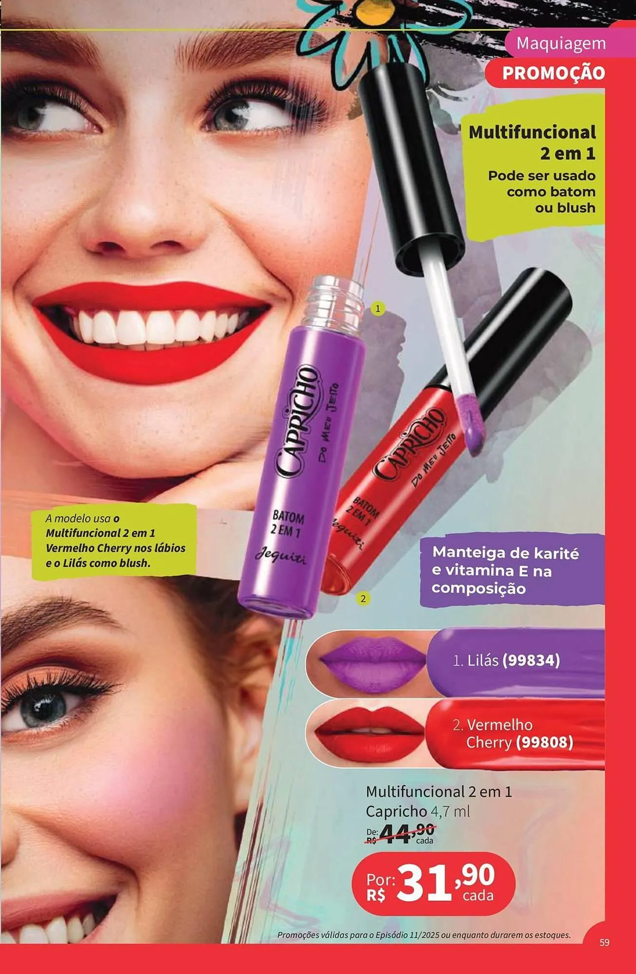 Encarte de Catálogo Jequiti 1 de novembro até 30 de novembro 2025 - Pagina 59