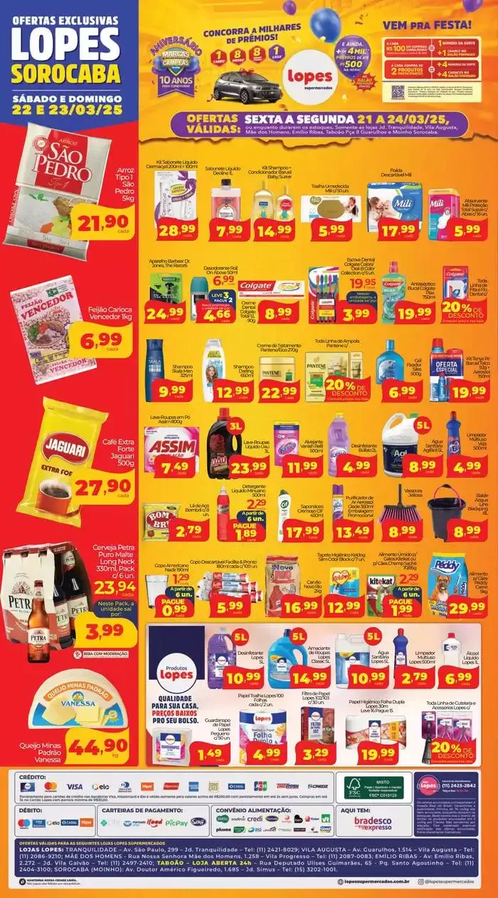 Encarte de Encarte Lopes Supermercados 21 de março até 24 de março 2025 - Pagina 4