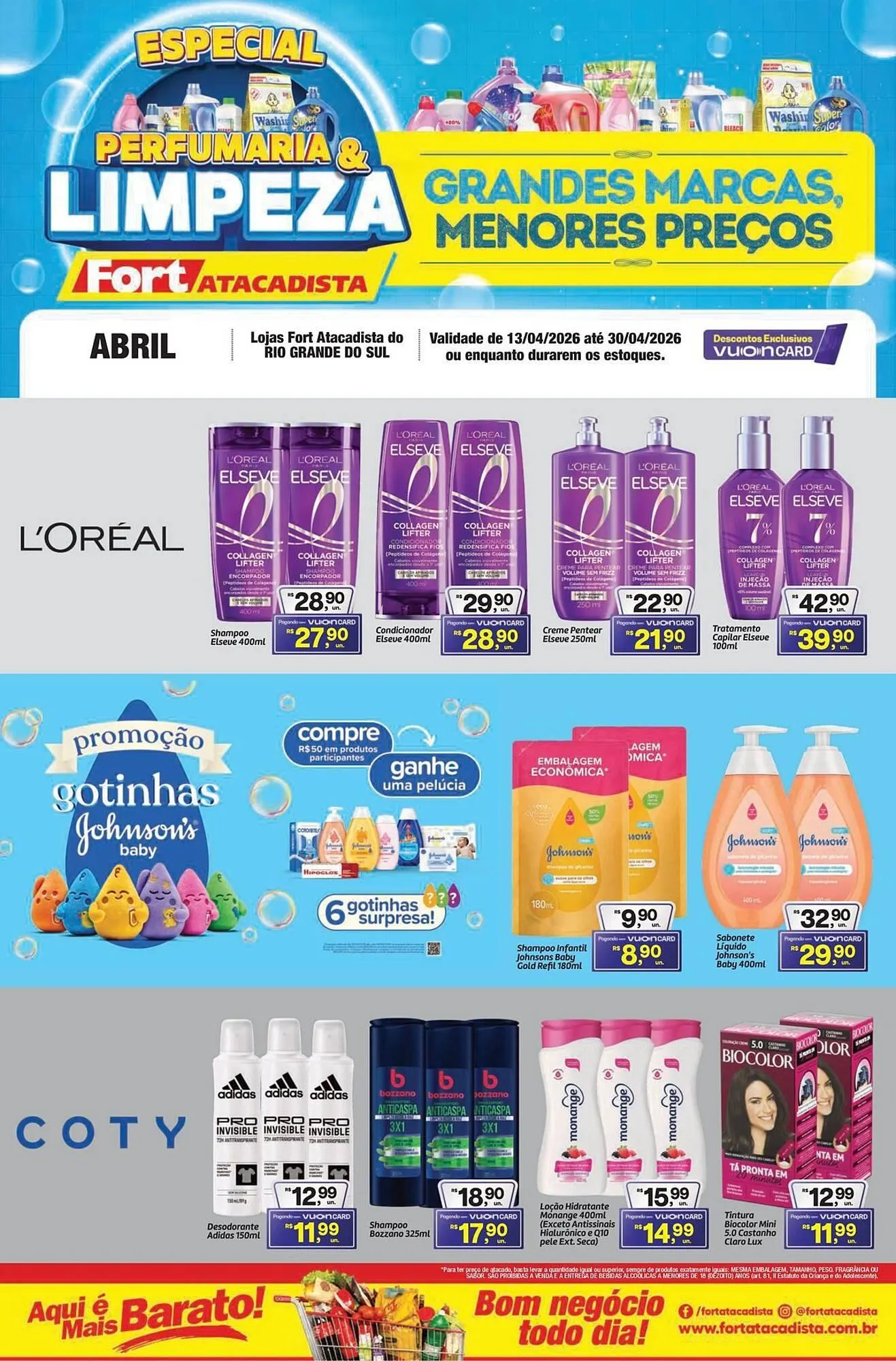 Encarte de Tabloide Fort Atacadista 13 de abril até 30 de abril 2026 - Pagina 1