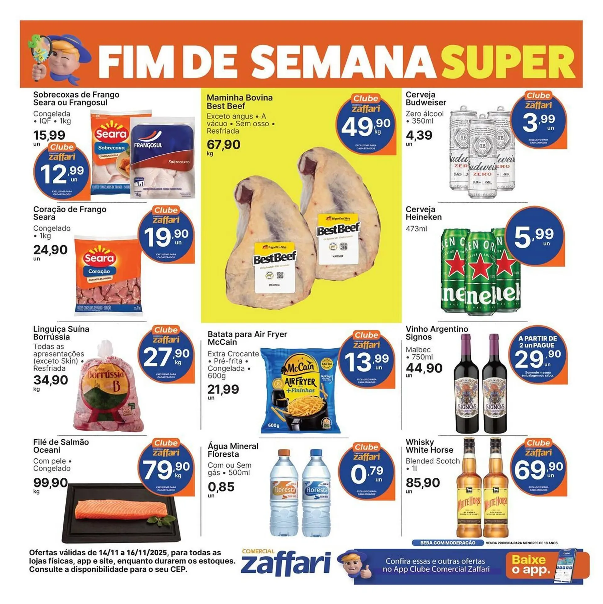 Encarte de Encarte Comercial Zaffari 14 de novembro até 16 de novembro 2025 - Pagina 1