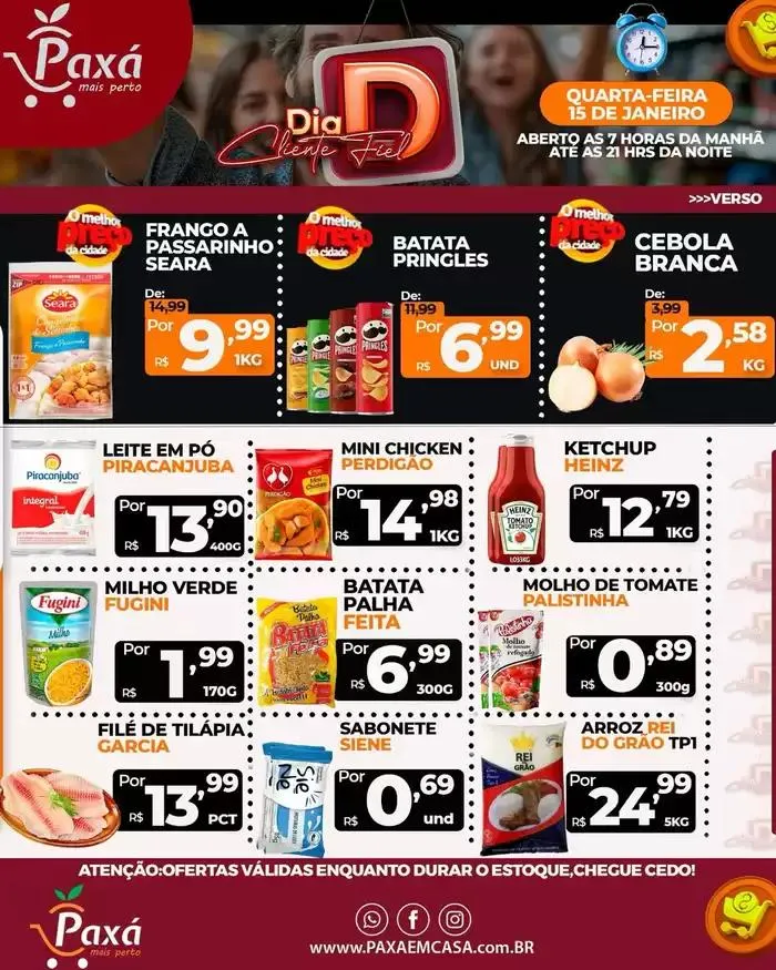 Encarte Paxá Supermercados - 1