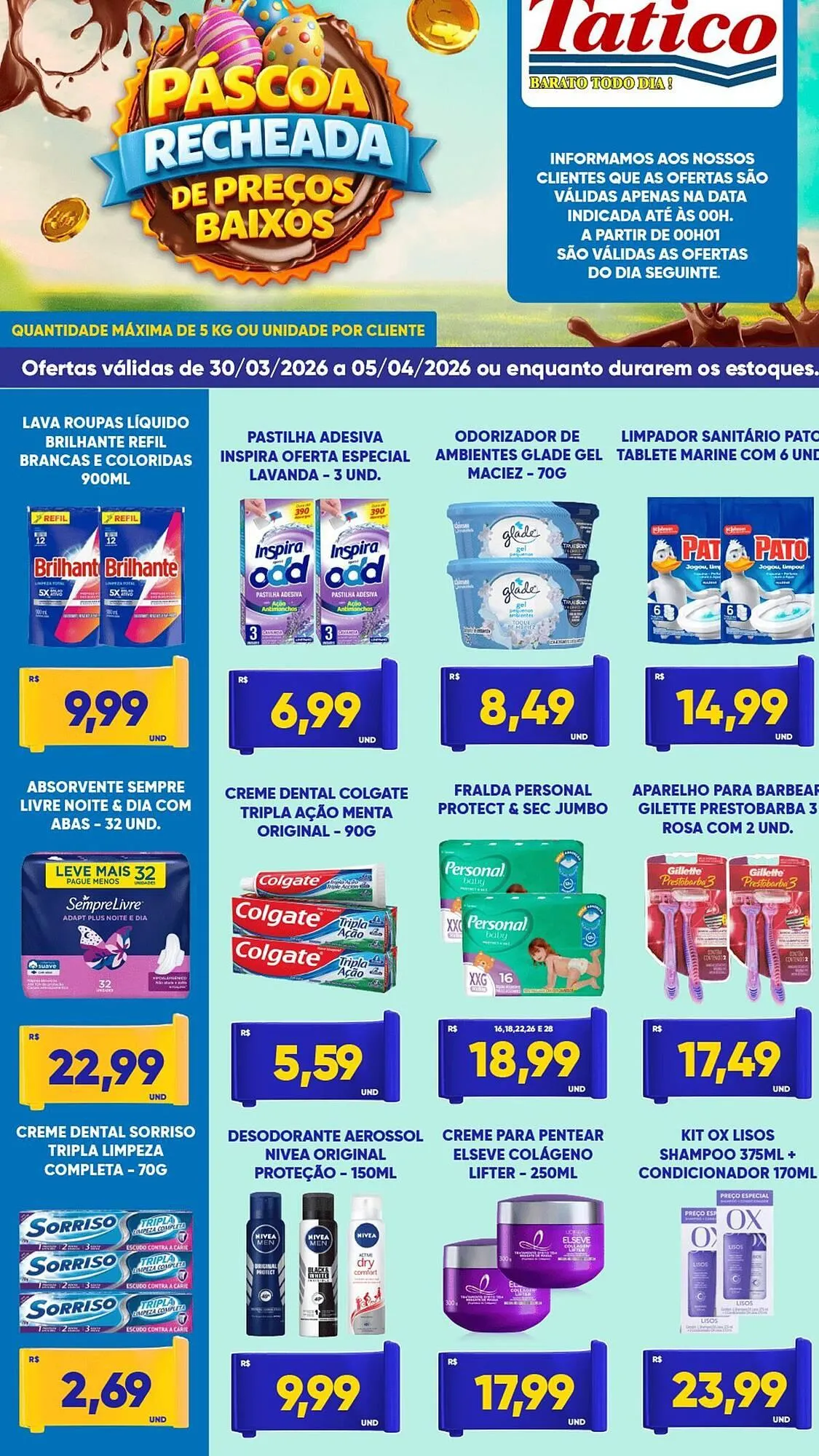 Encarte de Tabloide Tatico 6 de abril até 12 de abril 2026 - Pagina 9