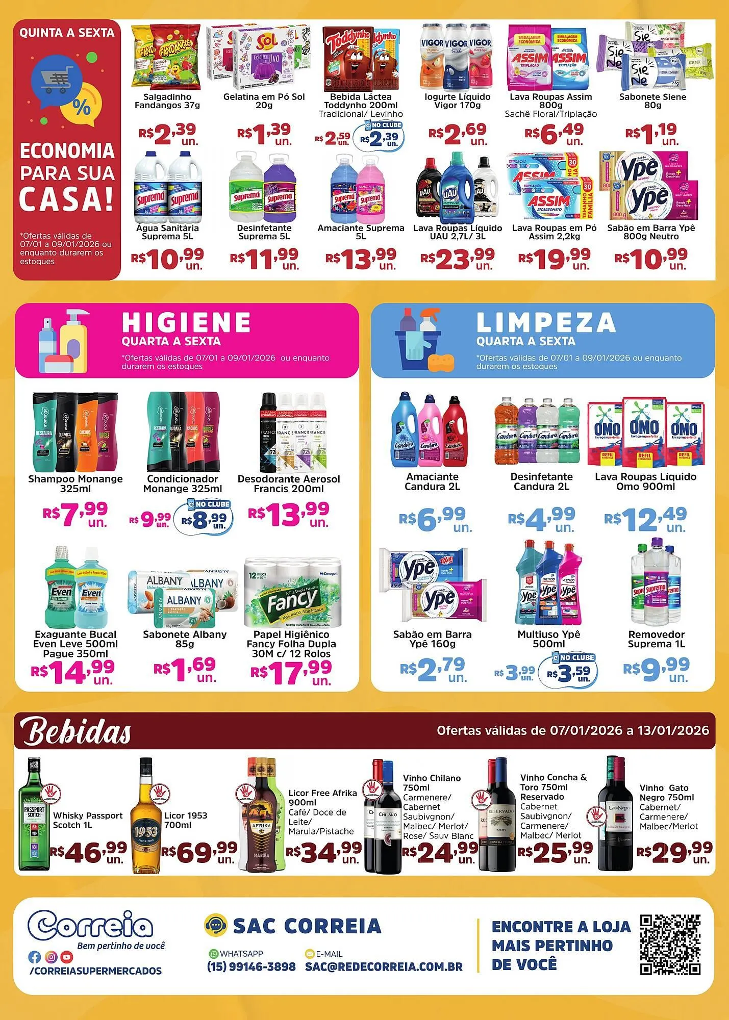 Encarte de Catálogo Supermercados Correia 7 de janeiro até 13 de janeiro 2026 - Pagina 2