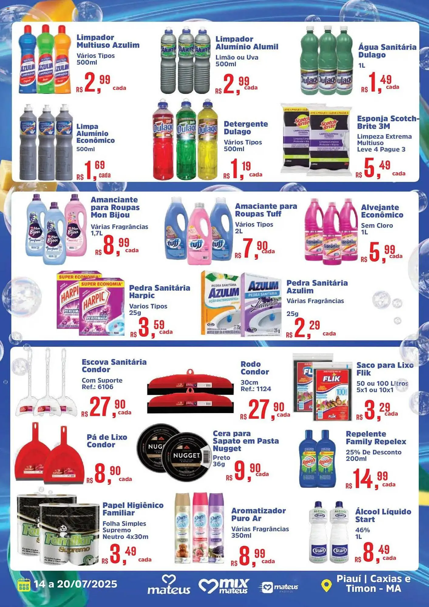 Encarte de Catálogo Supermercados Mateus 14 de julho até 21 de julho 2025 - Pagina 2