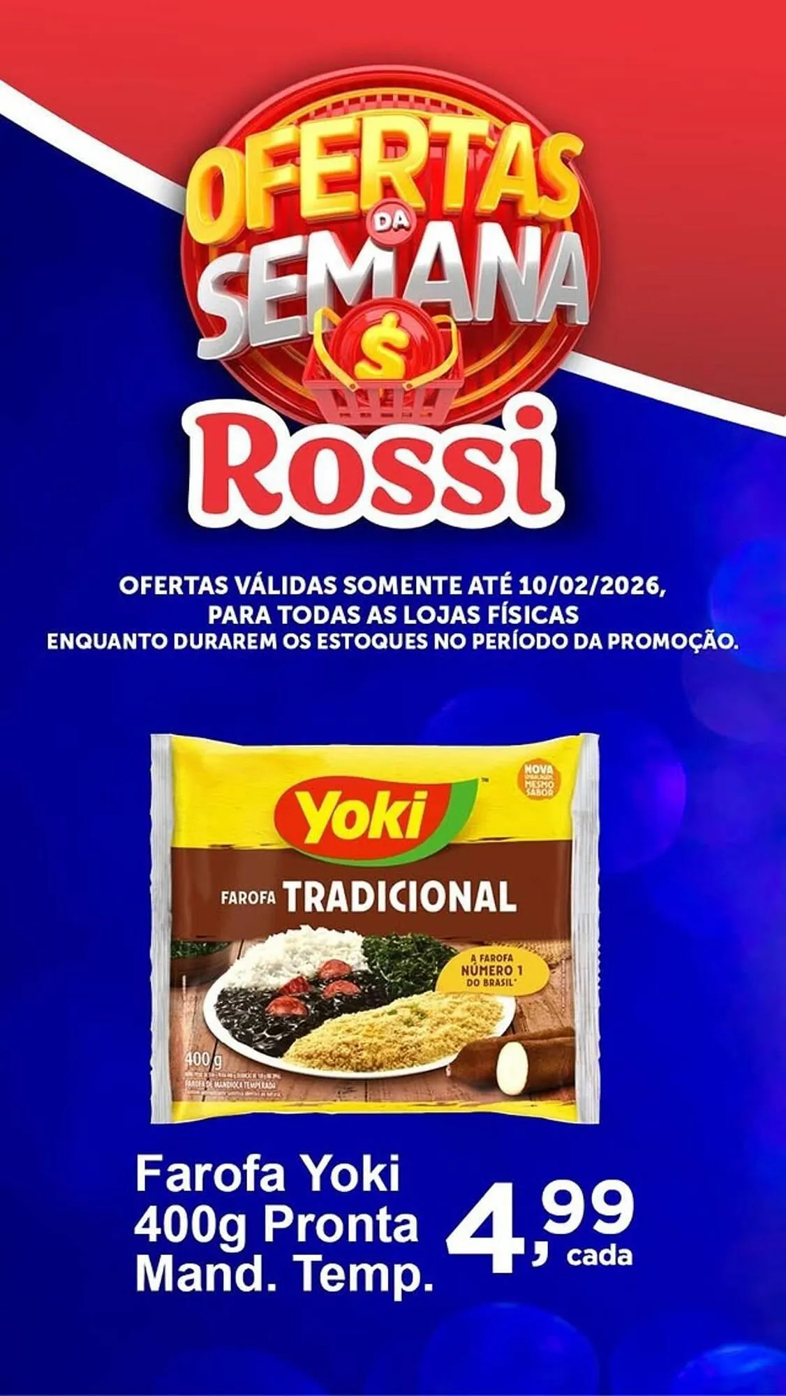 Encarte de Folheto Rossi Supermercado 9 de fevereiro até 10 de fevereiro 2026 - Pagina 3
