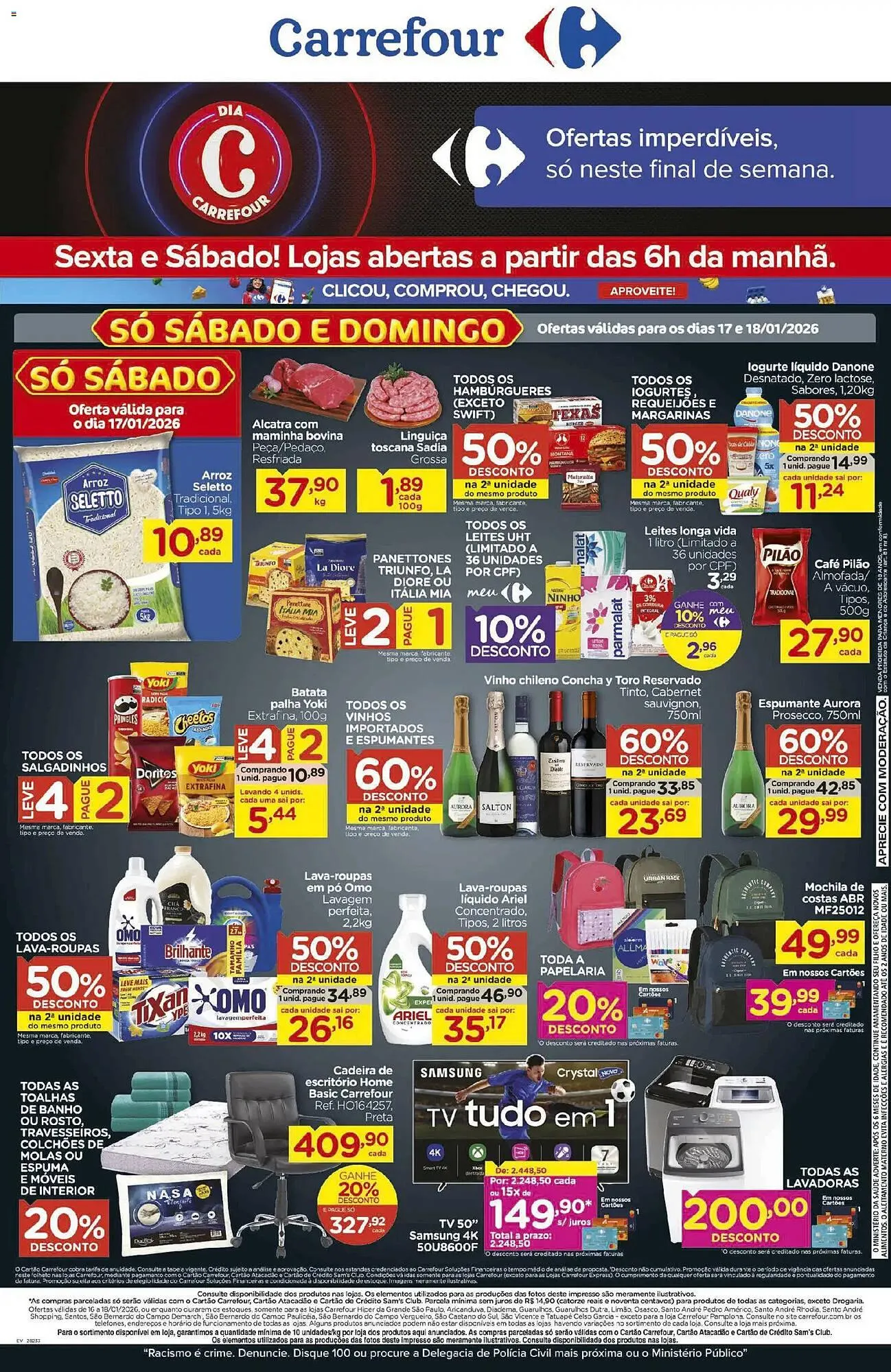 Encarte de Folheto Carrefour 16 de janeiro até 18 de janeiro 2026 - Pagina 2