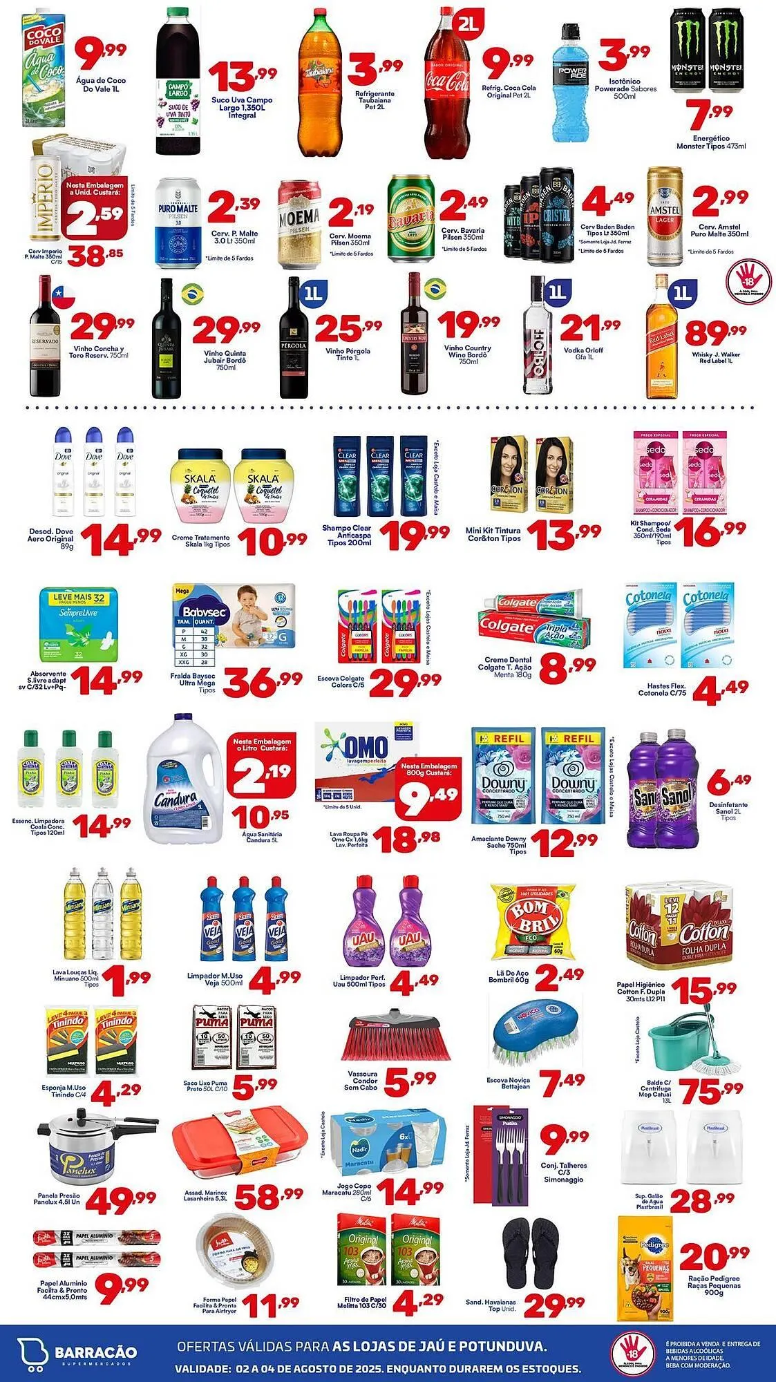 Encarte de Catálogo Barracão Supermercado 2 de agosto até 4 de agosto 2025 - Pagina 4