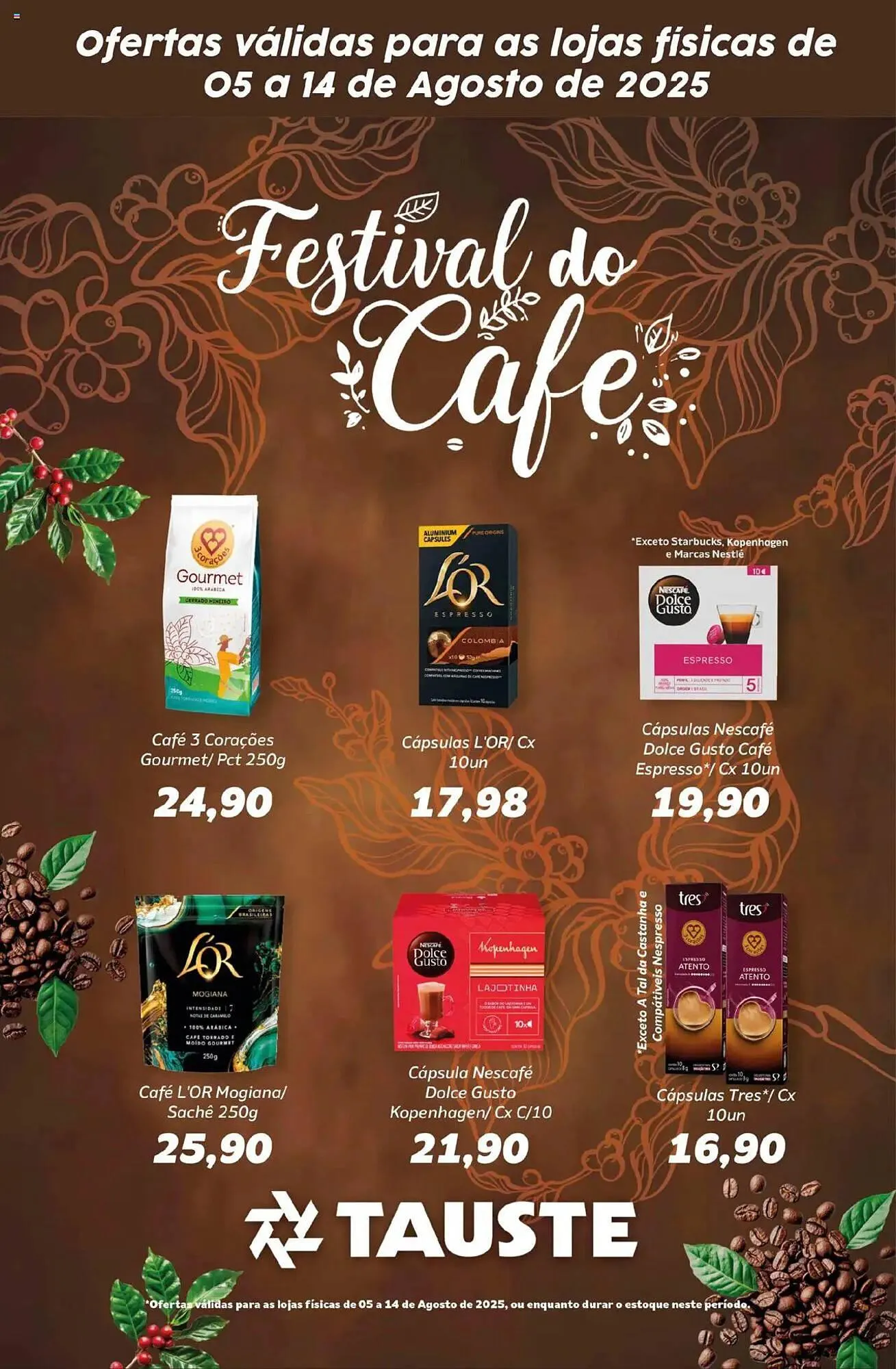 Encarte de Catálogo Supermercados Tauste 5 de agosto até 15 de agosto 2025 - Pagina 1