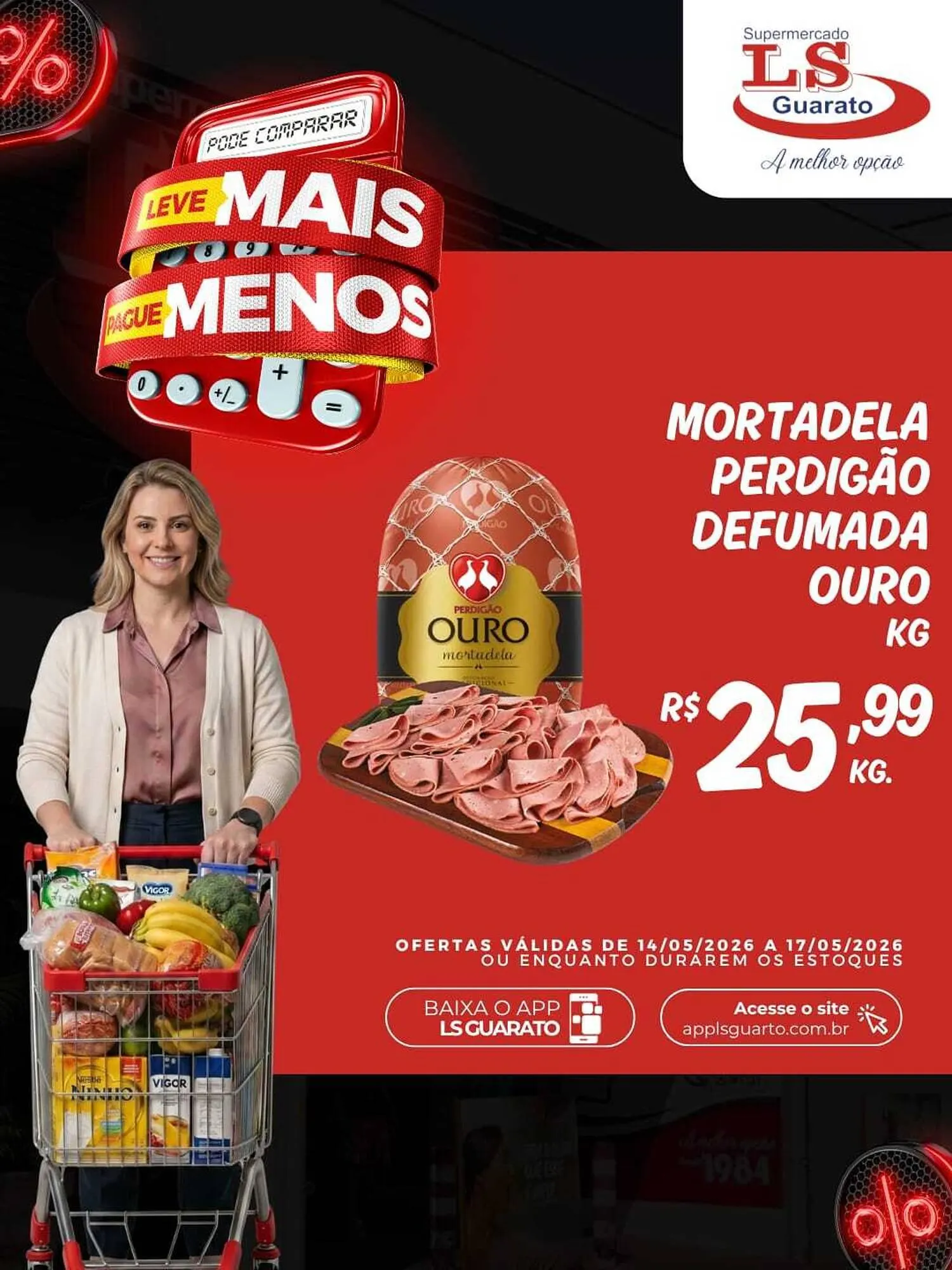 Encarte de Catálogo Supermercado LS Guarato 14 de maio até 17 de maio 2026 - Pagina 8