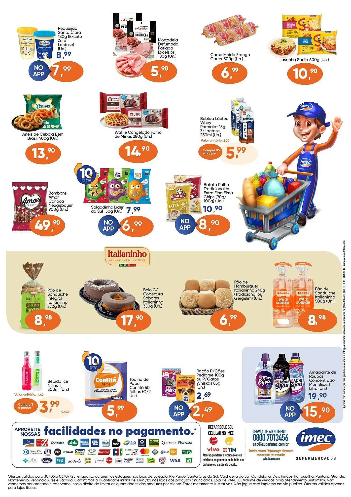 Encarte de Catálogo Imec Supermercados 30 de junho até 3 de julho 2025 - Pagina 2