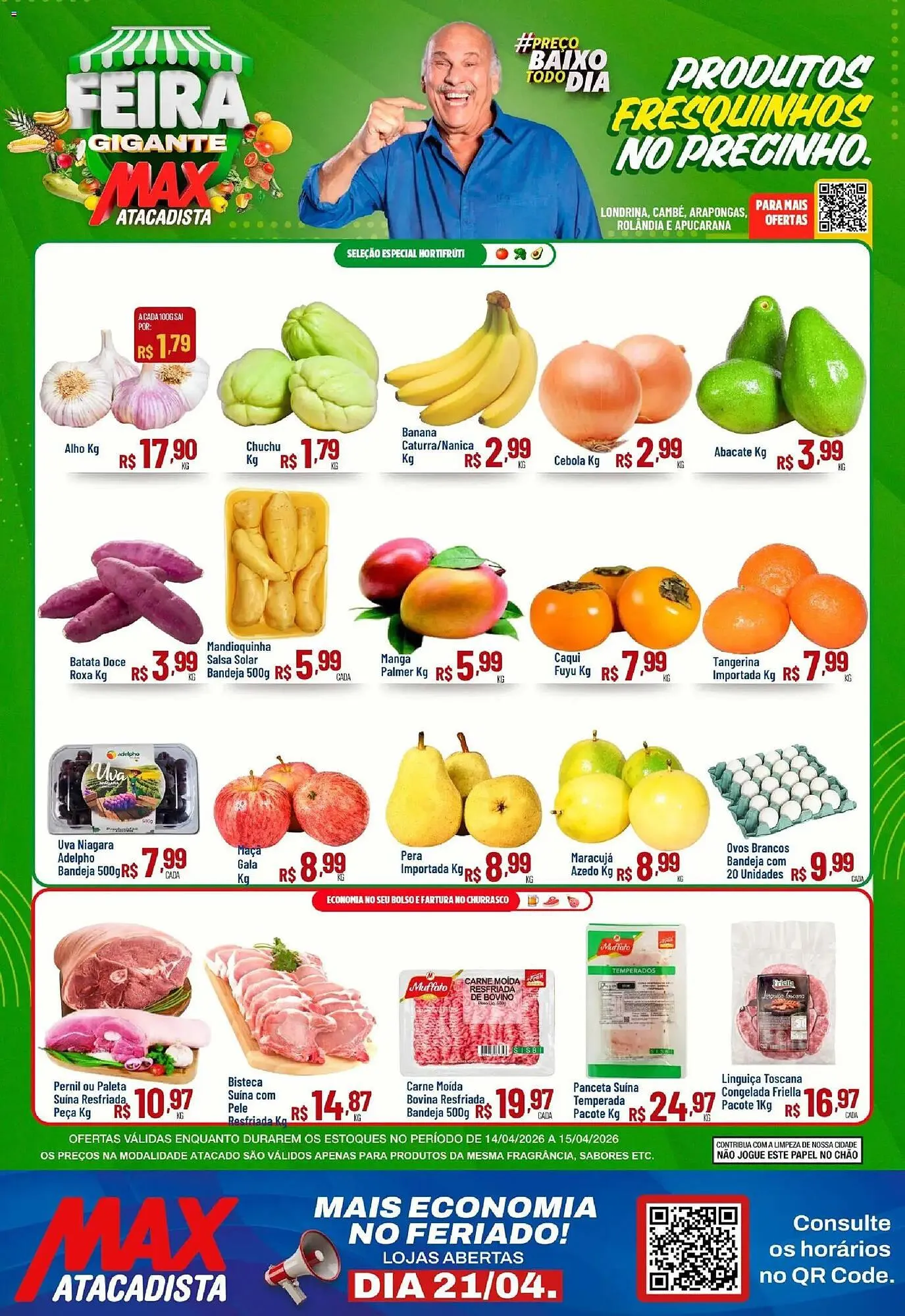 Encarte de Encarte Max Atacadista 14 de abril até 16 de abril 2026 - Pagina 1