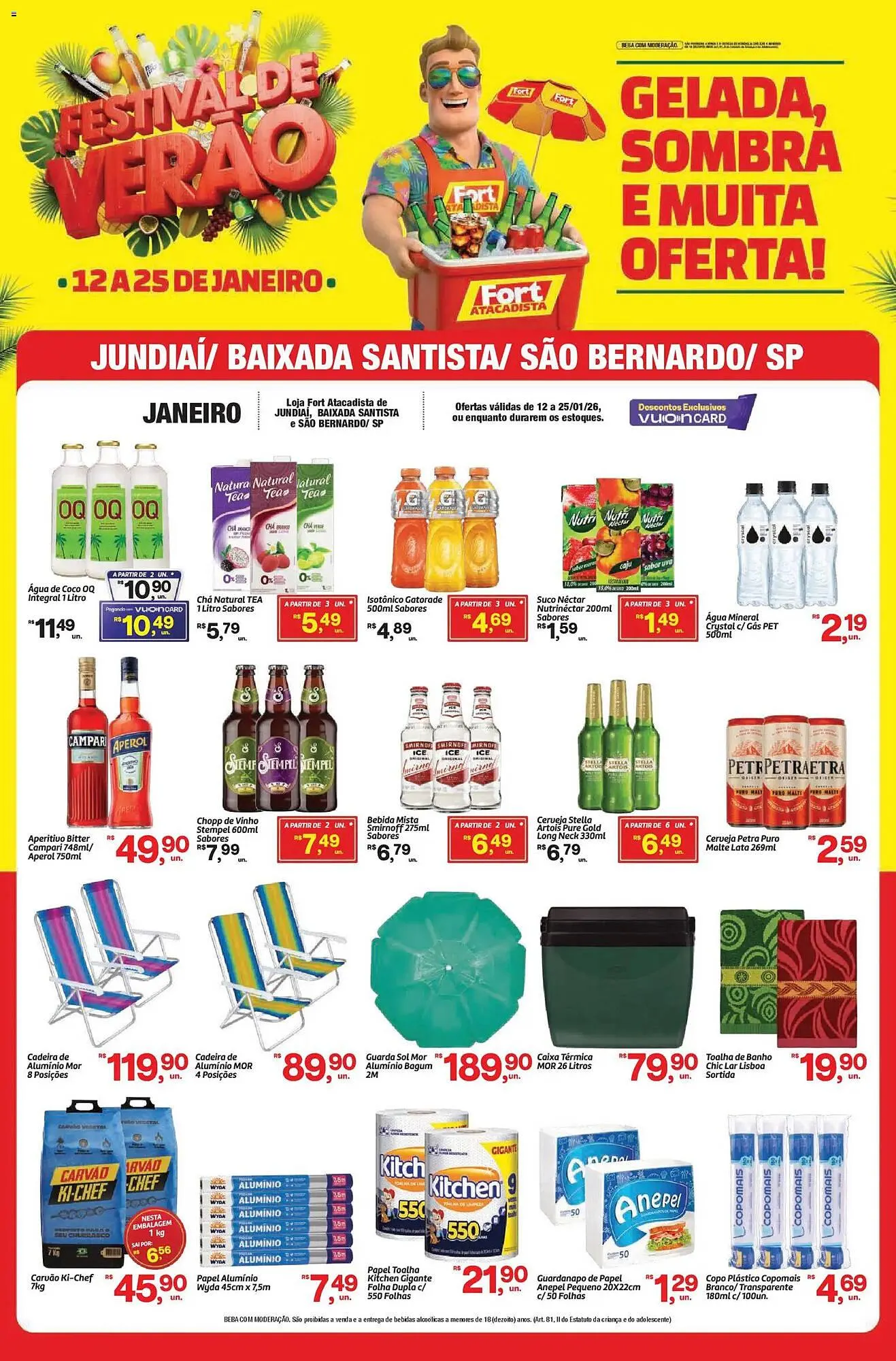 Encarte de Tabloide Fort Atacadista 12 de janeiro até 25 de janeiro 2026 - Pagina 1