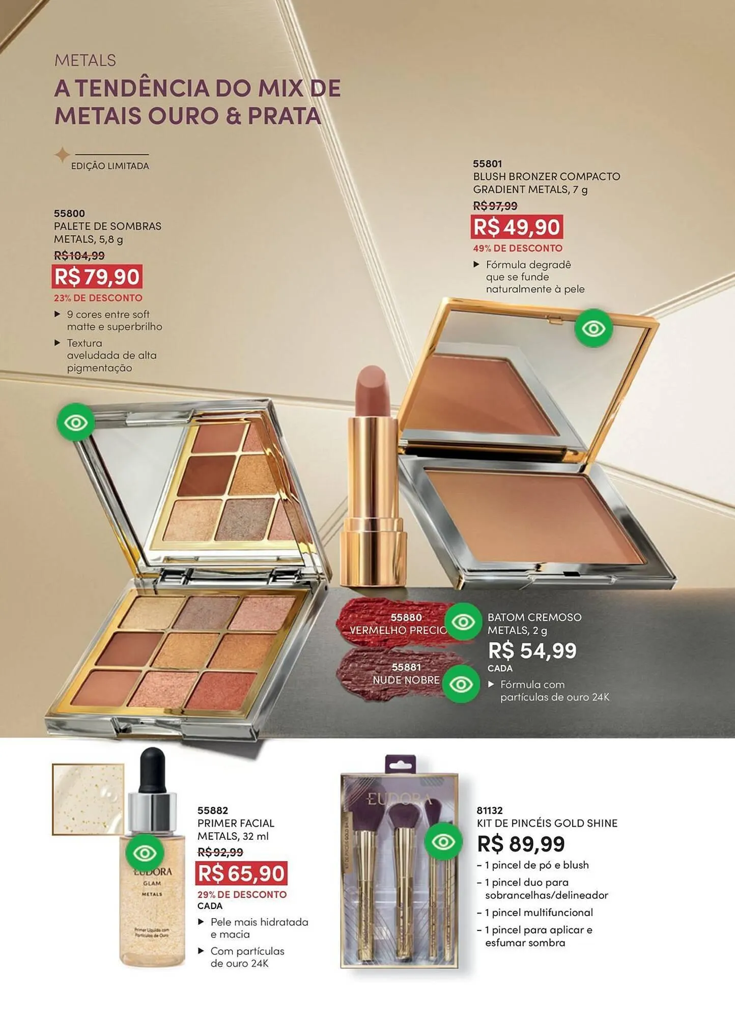 Encarte de Catálogo Eudora 1 de abril até 1 de maio 2026 - Pagina 26