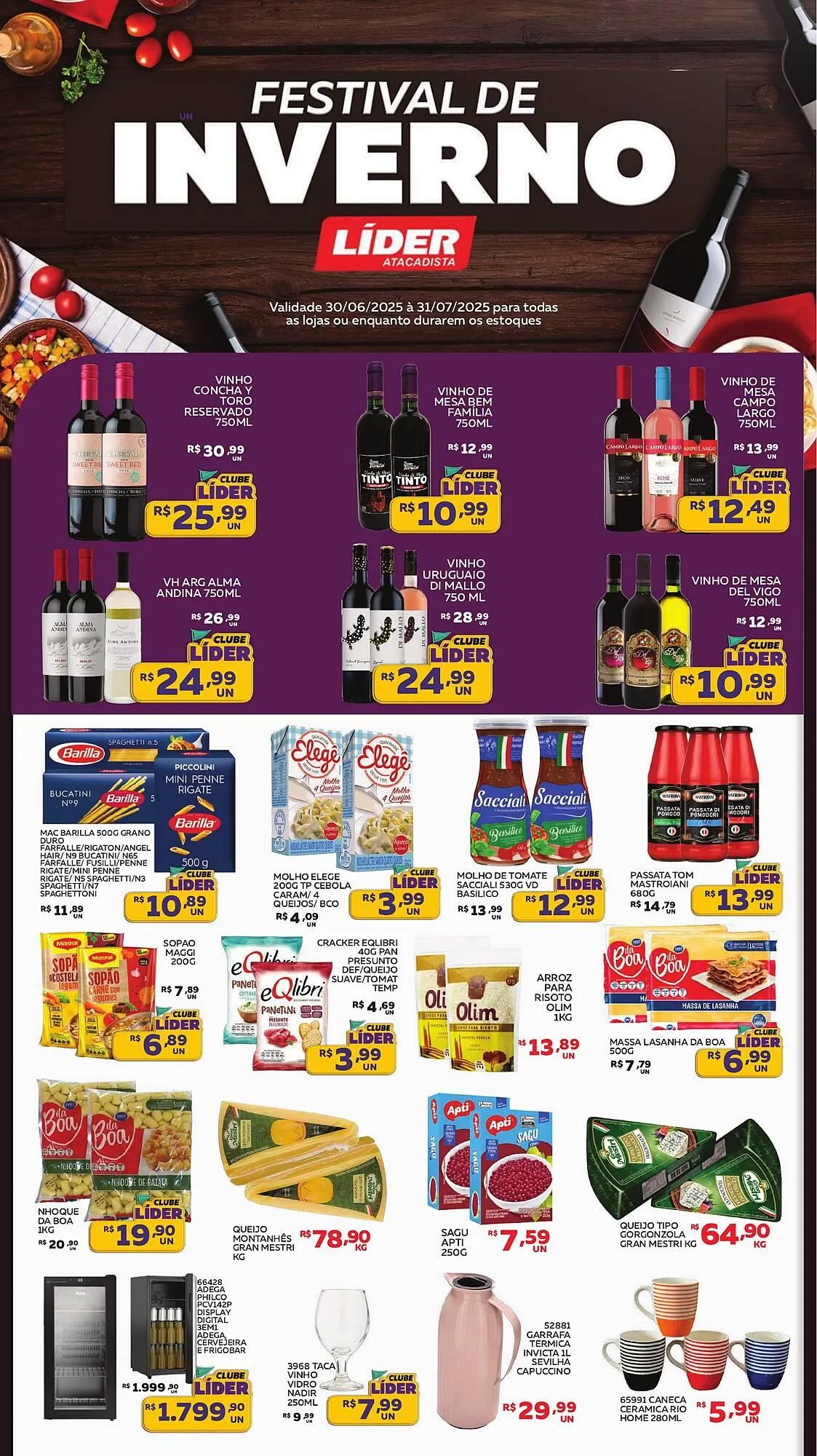 Encarte de Catálogo Lider Atacadista 2 de julho até 31 de julho 2025 - Pagina 1