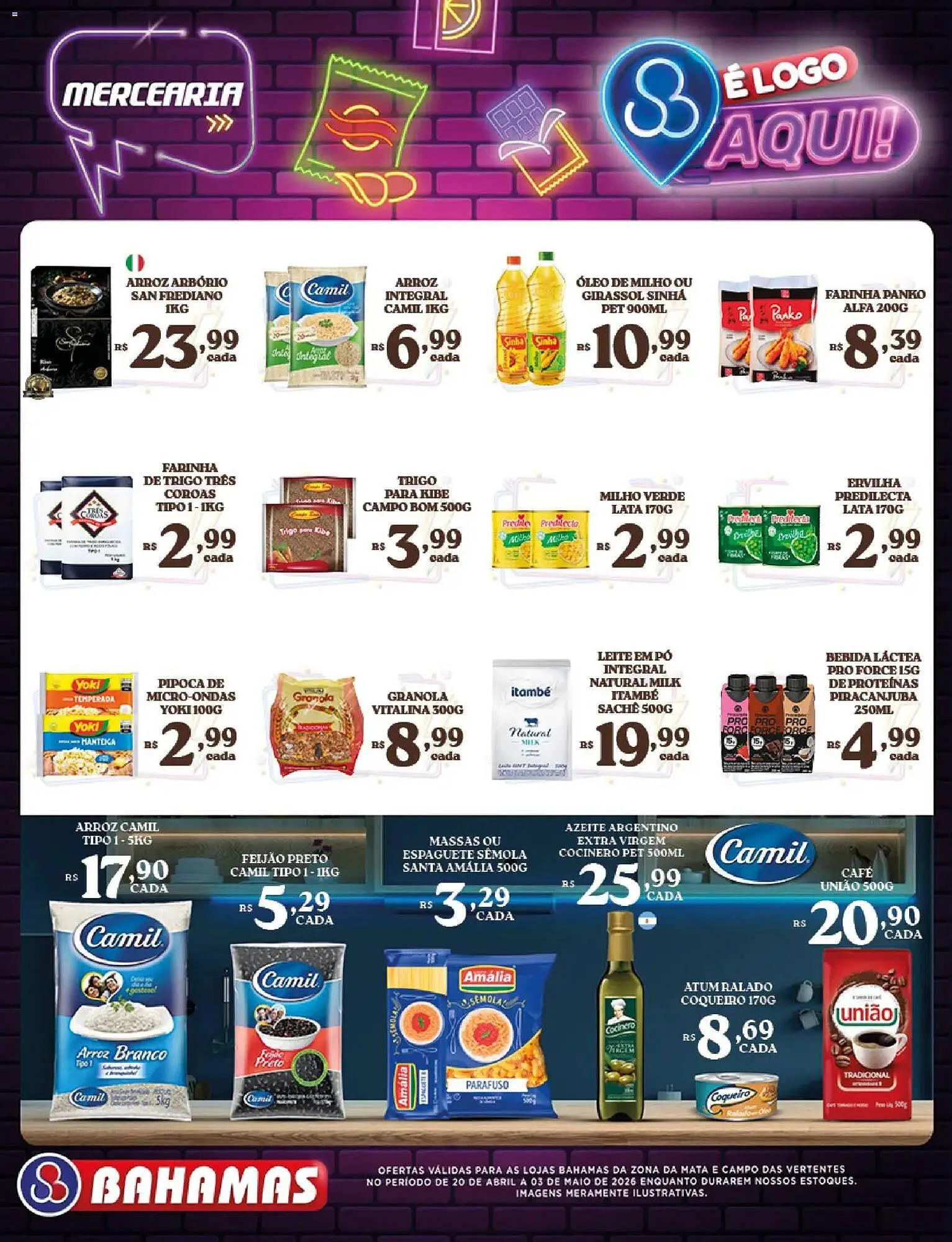 Encarte de Catálogo Bahamas Supermercados 20 de abril até 3 de maio 2026 - Pagina 2