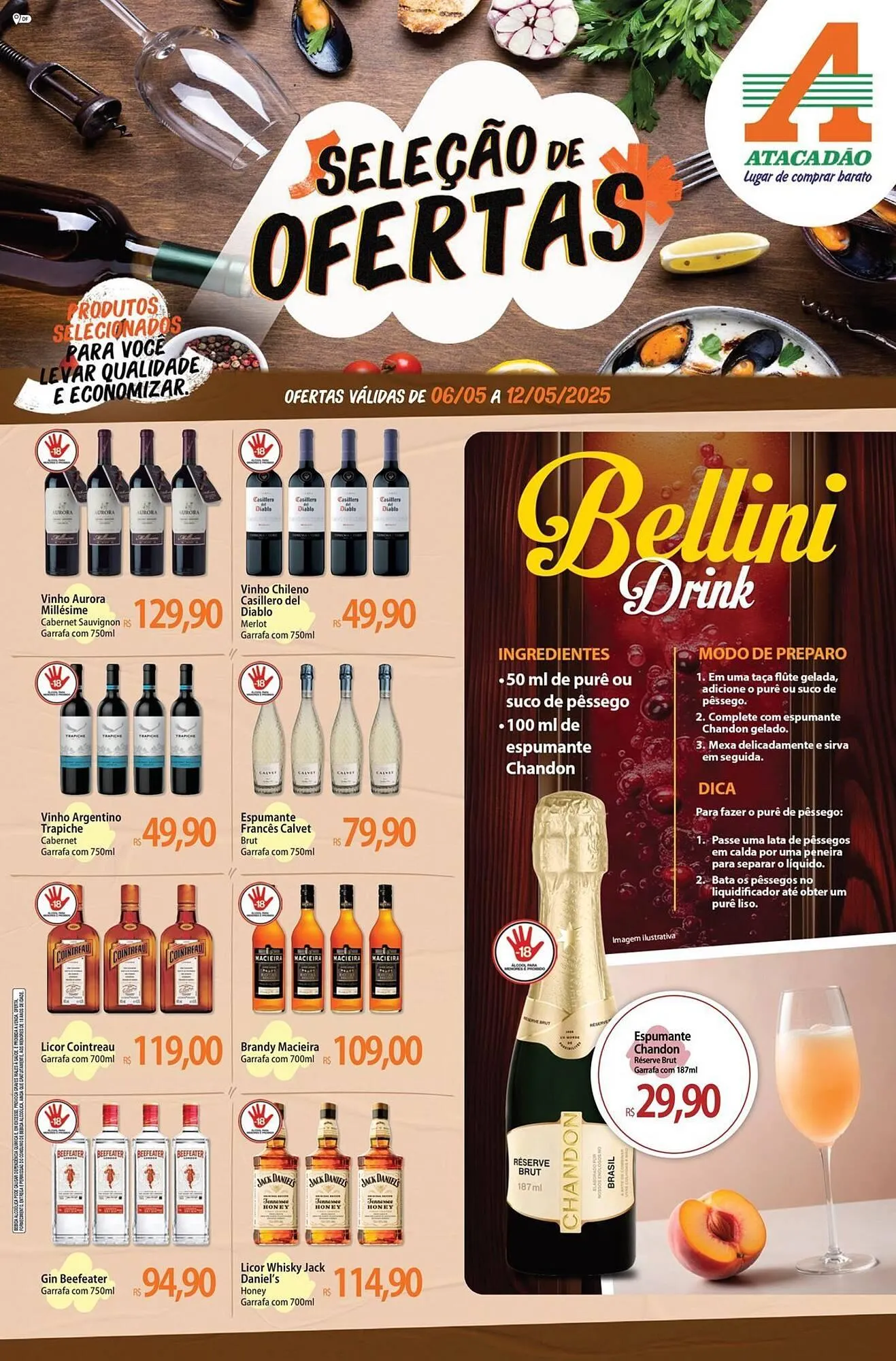 Encarte de Catálogo Atacadão 8 de maio até 12 de maio 2025 - Pagina 1