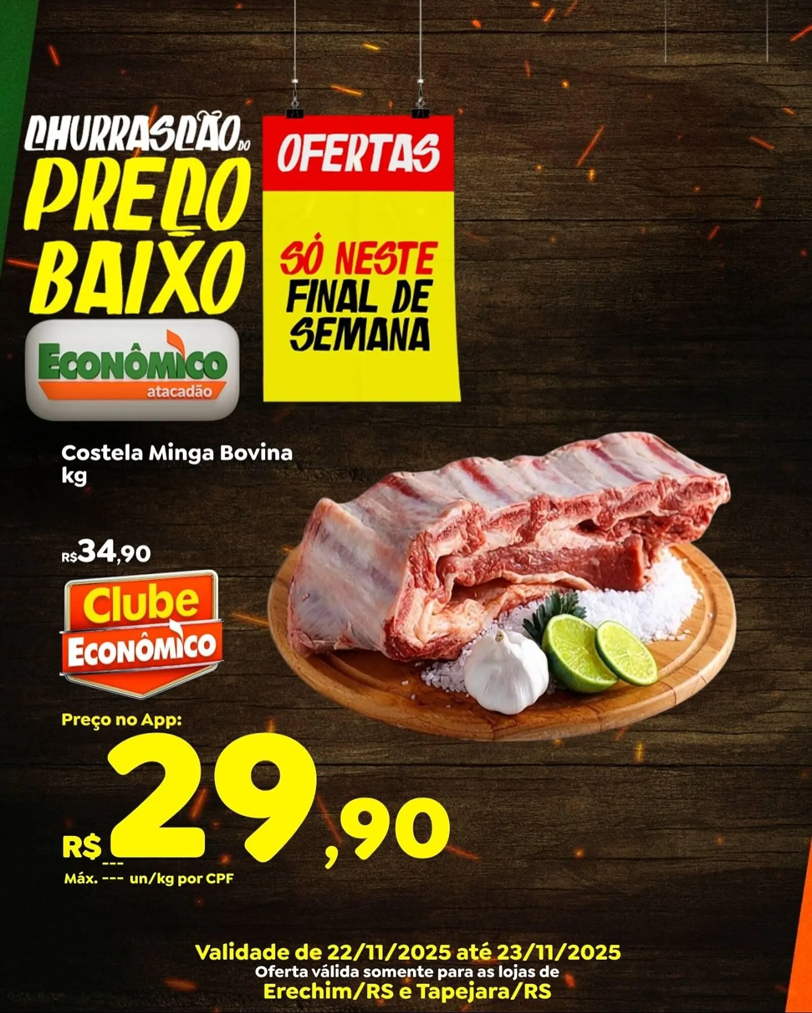 Encarte de Catálogo Econômico Atacadão 22 de novembro até 23 de novembro 2025 - Pagina 1